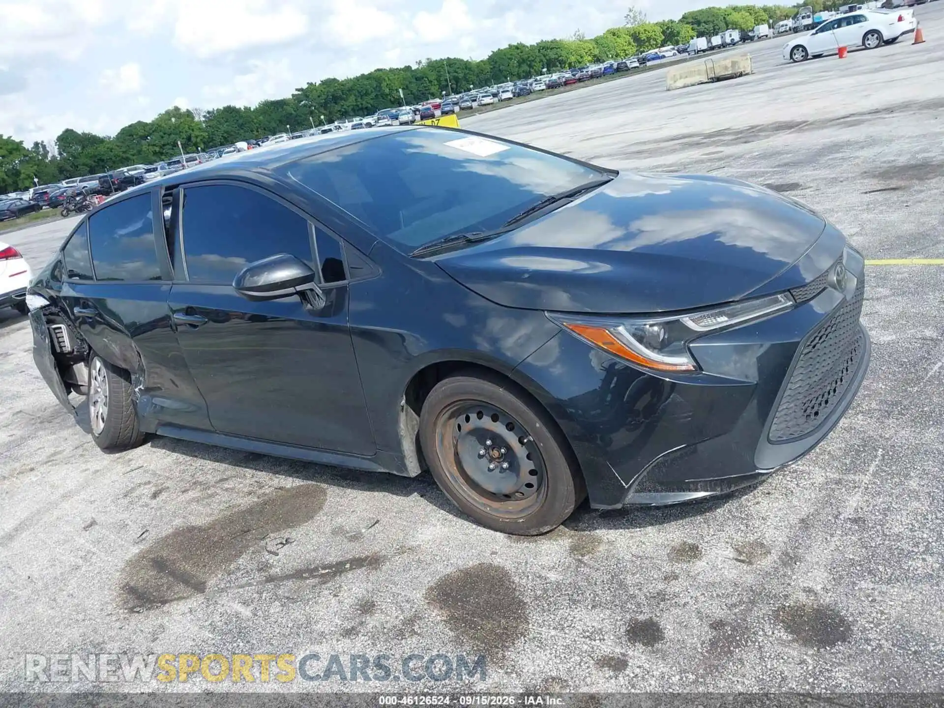 1 Photograph of a damaged car JTDEPMAE5MJ157784 TOYOTA COROLLA 2021