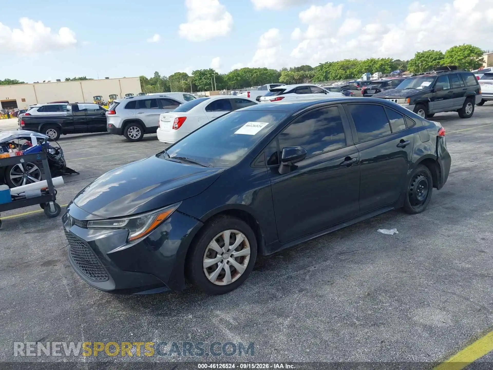 2 Photograph of a damaged car JTDEPMAE5MJ157784 TOYOTA COROLLA 2021