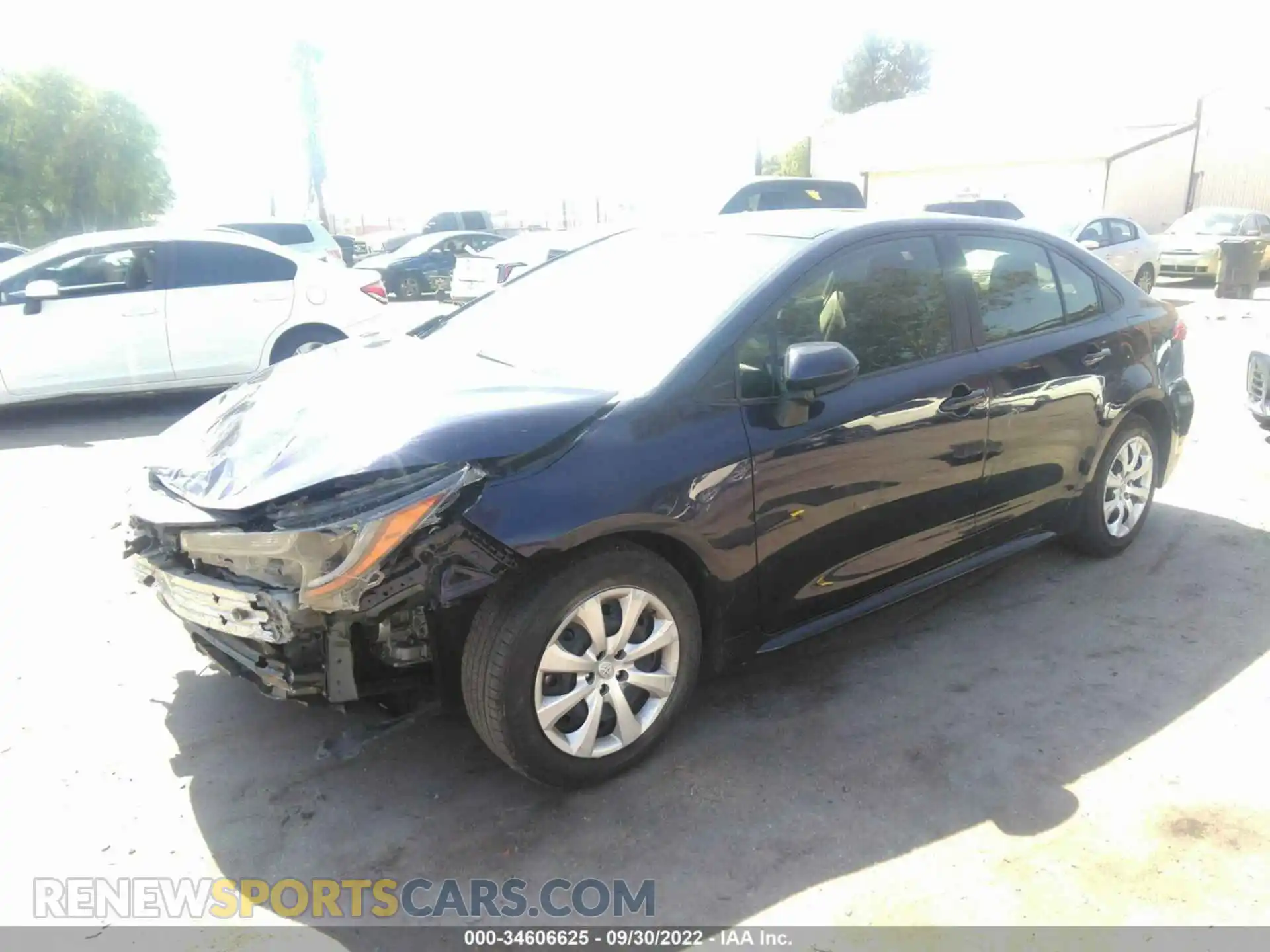 2 Photograph of a damaged car JTDEPMAE5MJ159910 TOYOTA COROLLA 2021