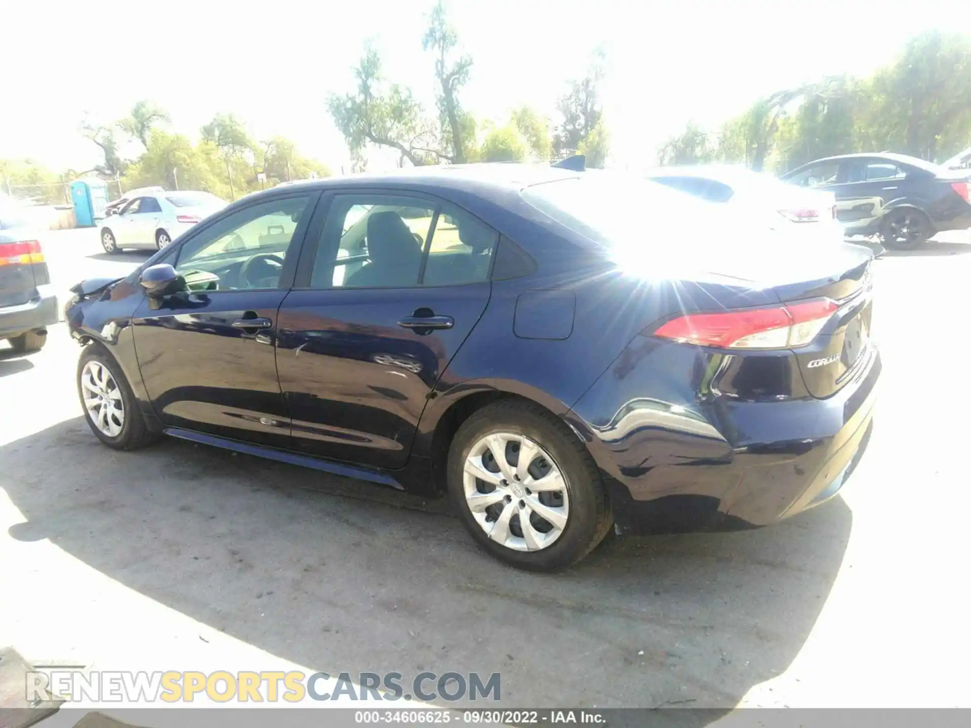 3 Photograph of a damaged car JTDEPMAE5MJ159910 TOYOTA COROLLA 2021