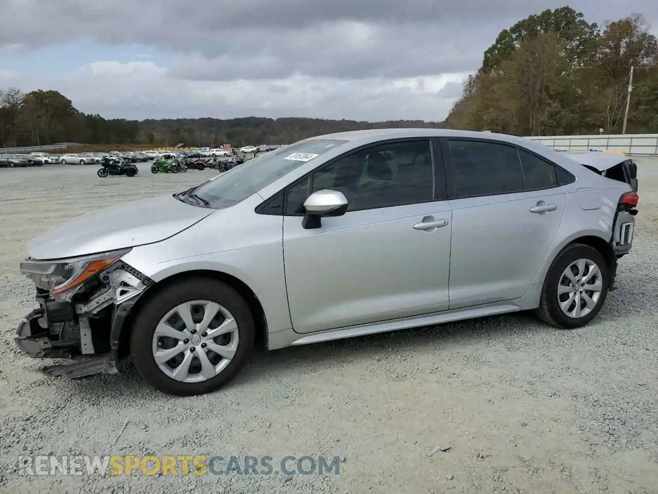 1 Photograph of a damaged car JTDEPMAE5MJ160782 TOYOTA COROLLA 2021