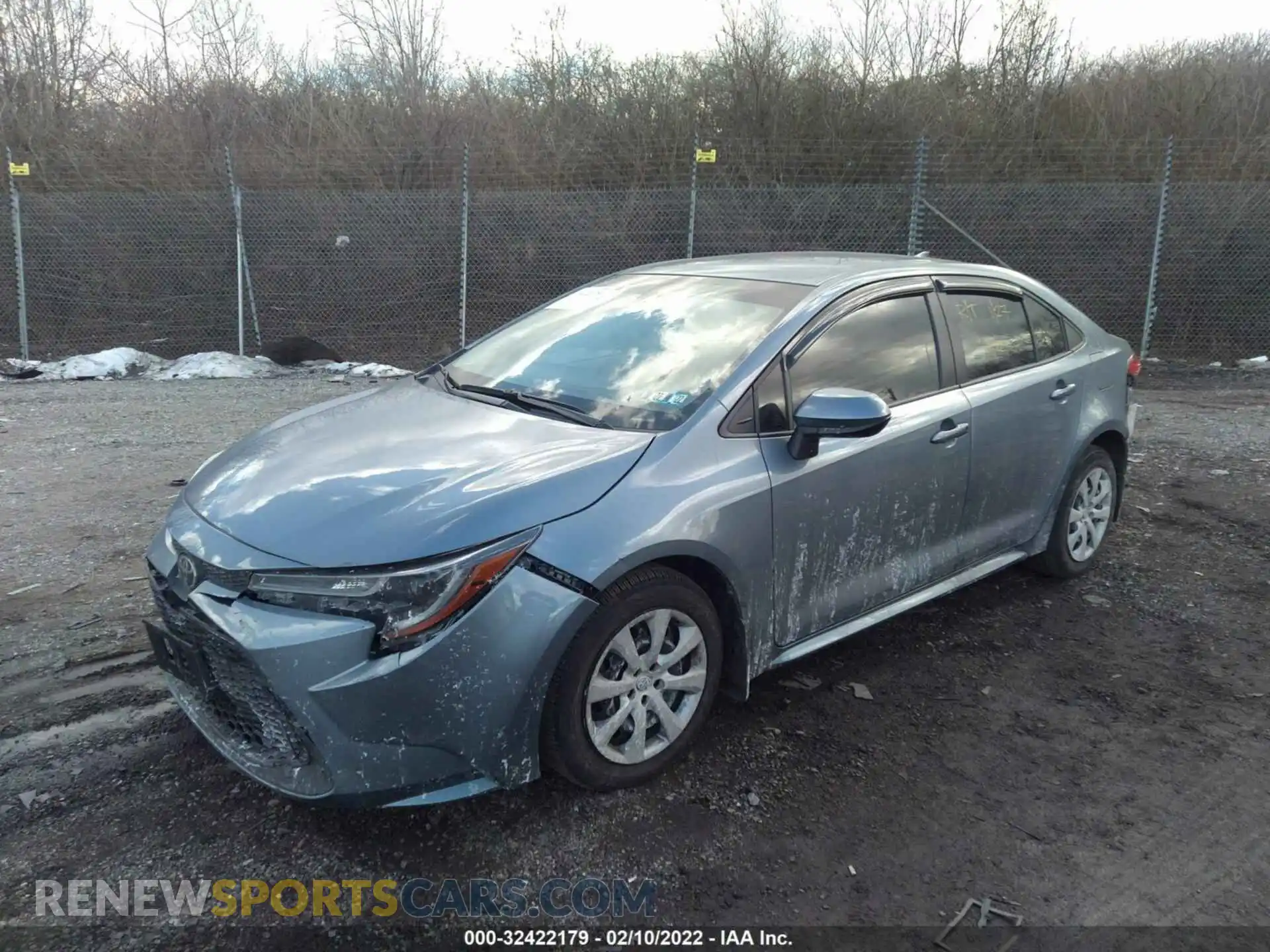 2 Photograph of a damaged car JTDEPMAE5MJ161074 TOYOTA COROLLA 2021