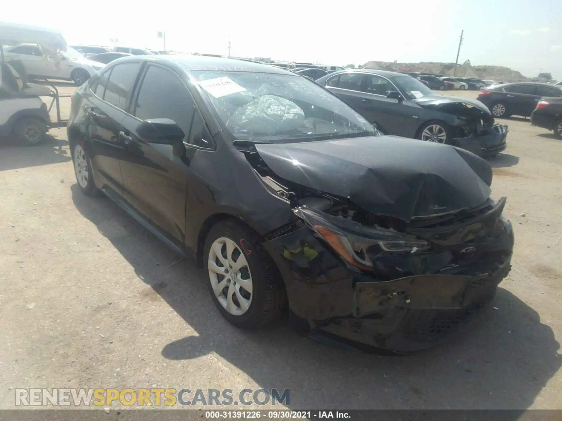 1 Photograph of a damaged car JTDEPMAE5MJ164119 TOYOTA COROLLA 2021