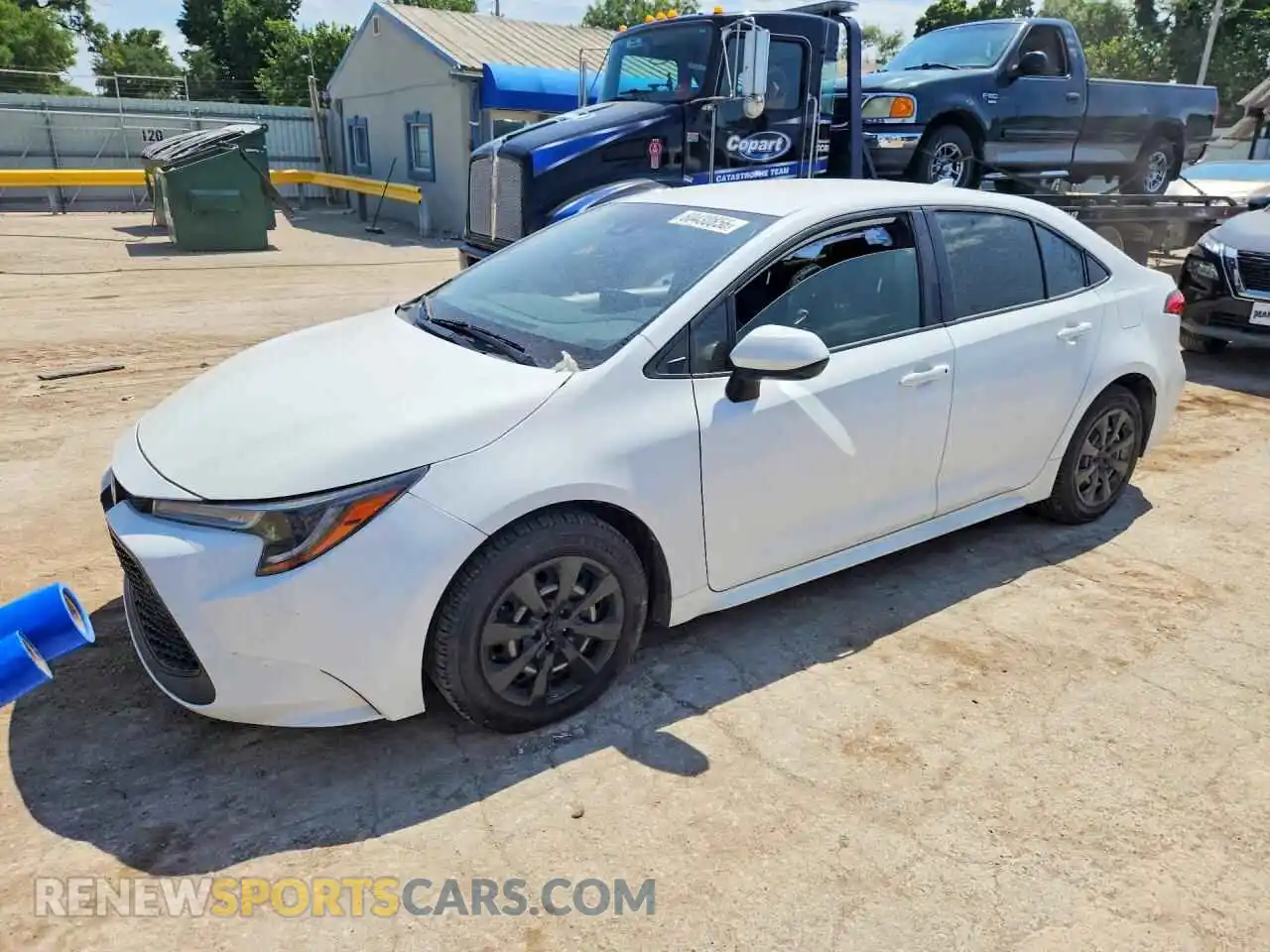1 Photograph of a damaged car JTDEPMAE5MJ166923 TOYOTA COROLLA 2021