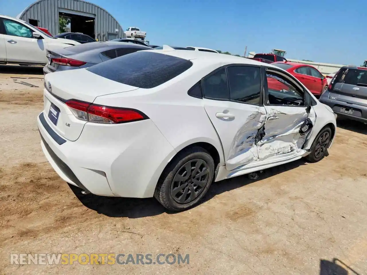 3 Photograph of a damaged car JTDEPMAE5MJ166923 TOYOTA COROLLA 2021