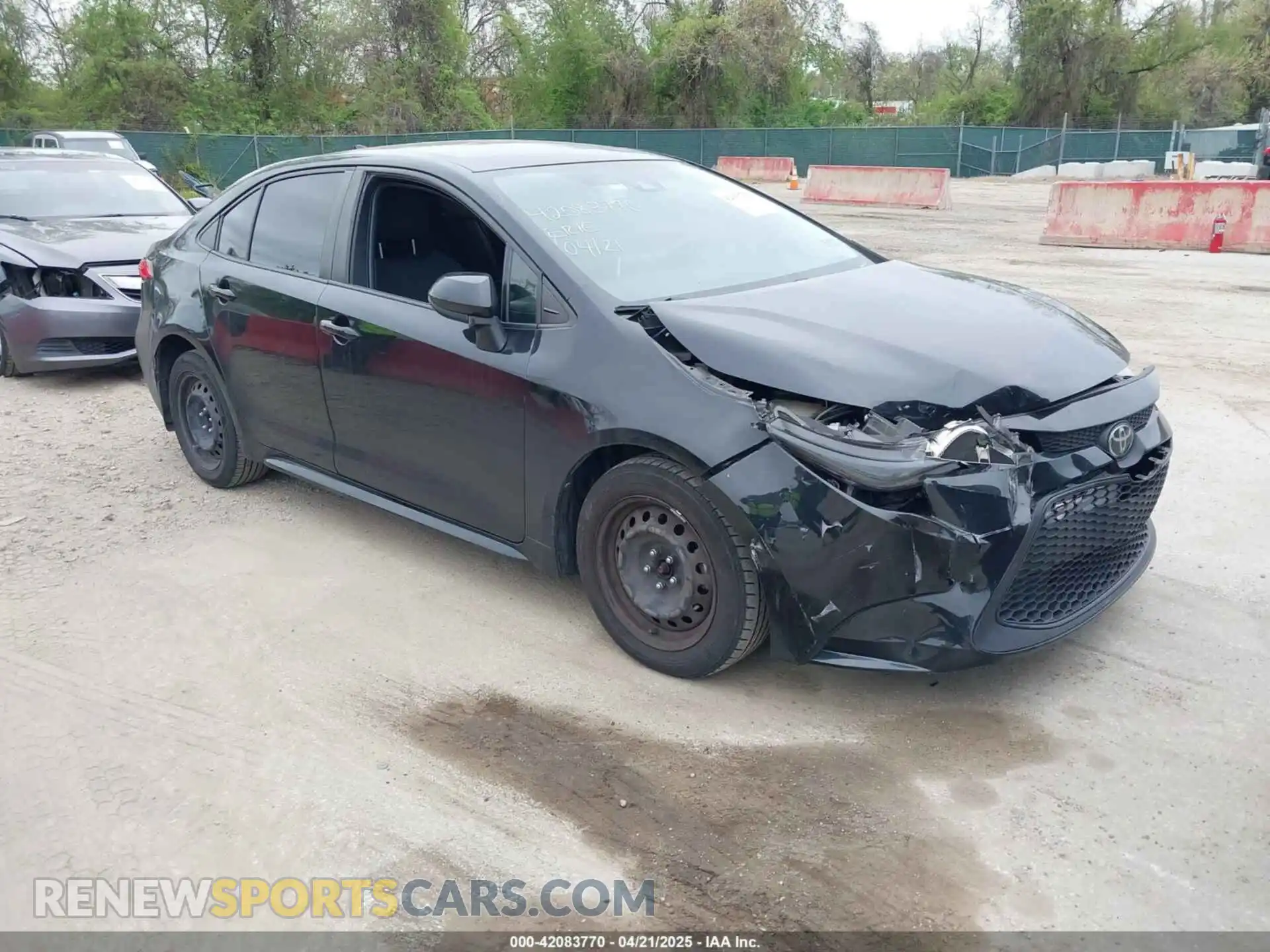 1 Photograph of a damaged car JTDEPMAE5MJ167375 TOYOTA COROLLA 2021