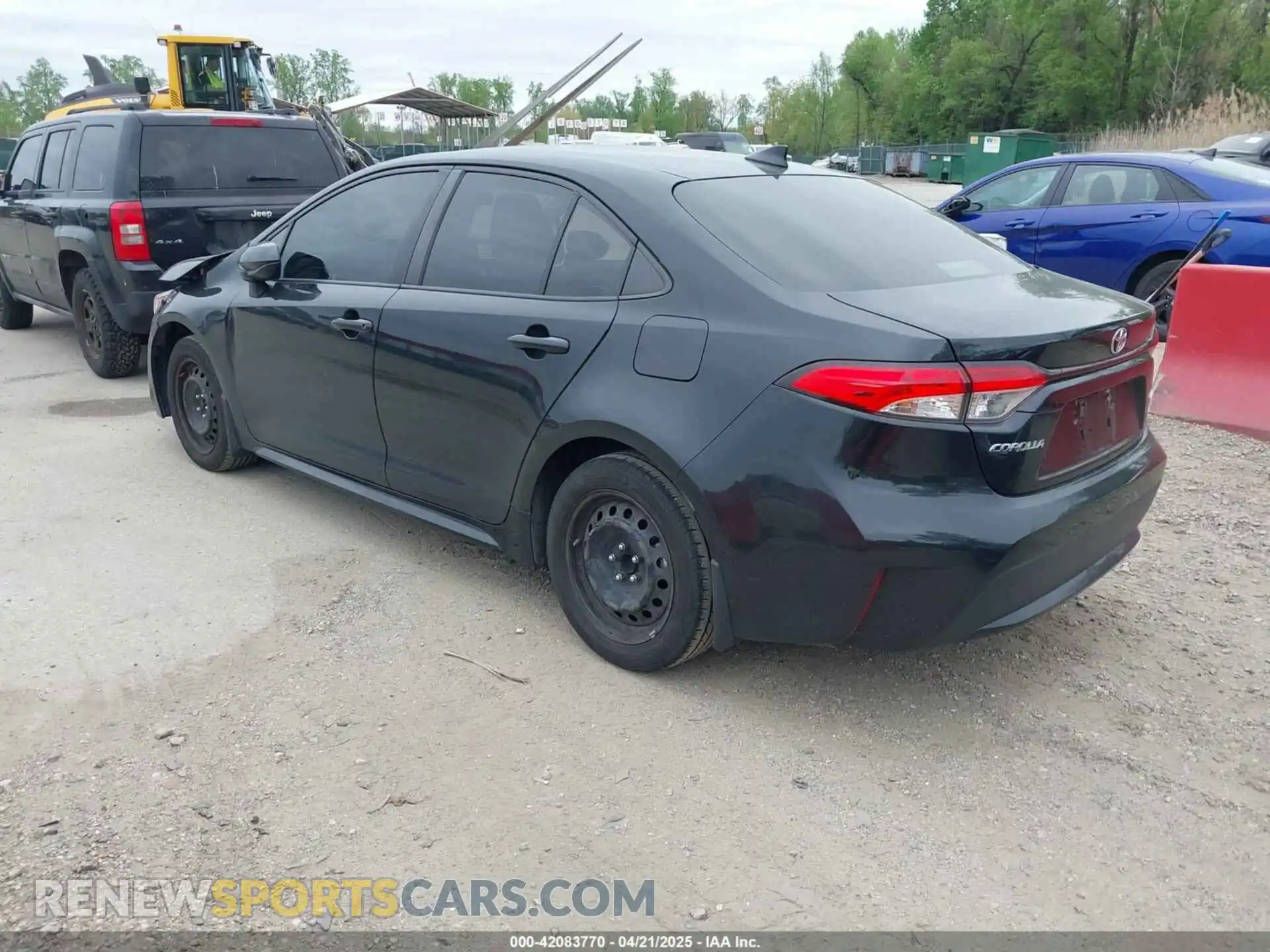 3 Photograph of a damaged car JTDEPMAE5MJ167375 TOYOTA COROLLA 2021