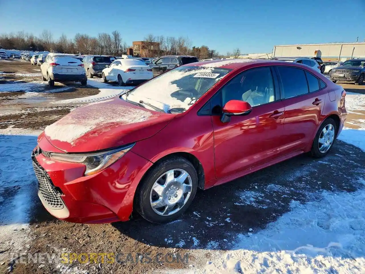 1 Photograph of a damaged car JTDEPMAE5MJ167991 TOYOTA COROLLA 2021