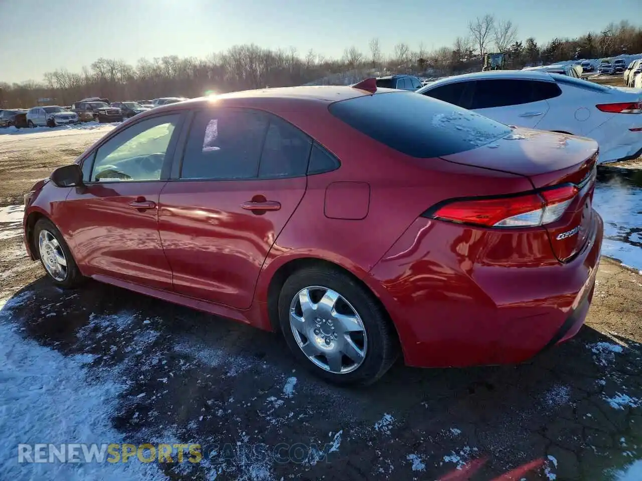 2 Photograph of a damaged car JTDEPMAE5MJ167991 TOYOTA COROLLA 2021