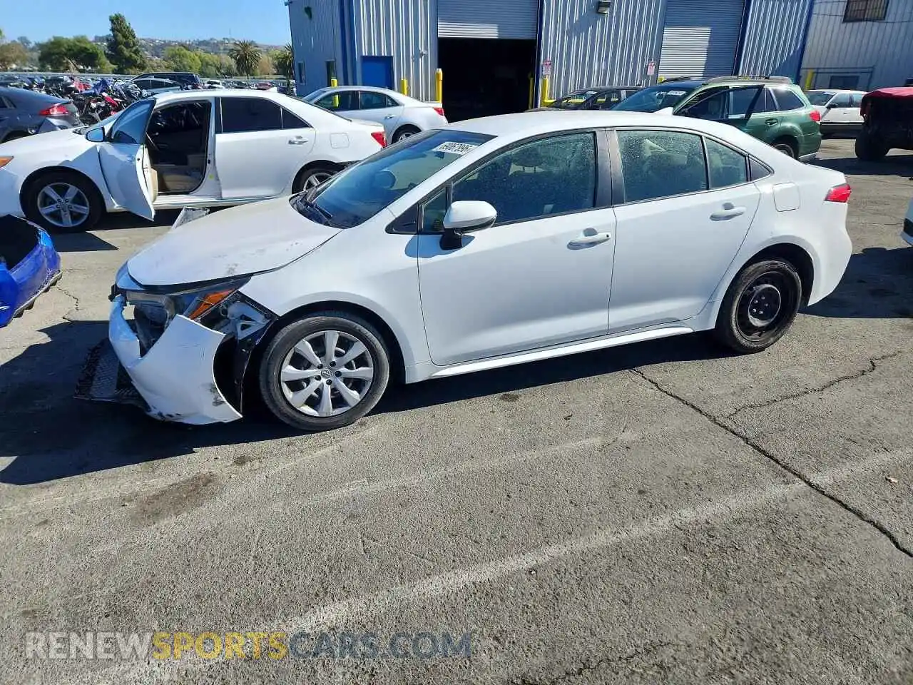 1 Фотография поврежденного автомобиля JTDEPMAE5MJ168591 TOYOTA COROLLA 2021