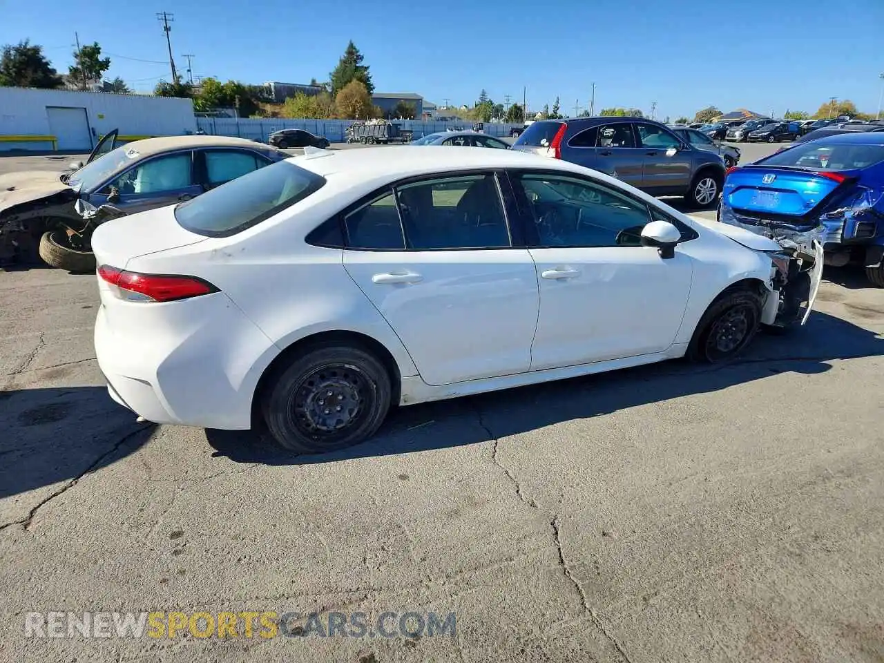 3 Фотография поврежденного автомобиля JTDEPMAE5MJ168591 TOYOTA COROLLA 2021