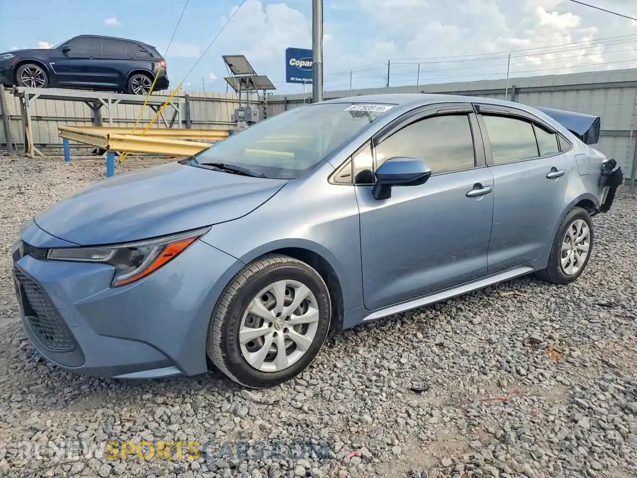 1 Photograph of a damaged car JTDEPMAE5MJ168672 TOYOTA COROLLA 2021