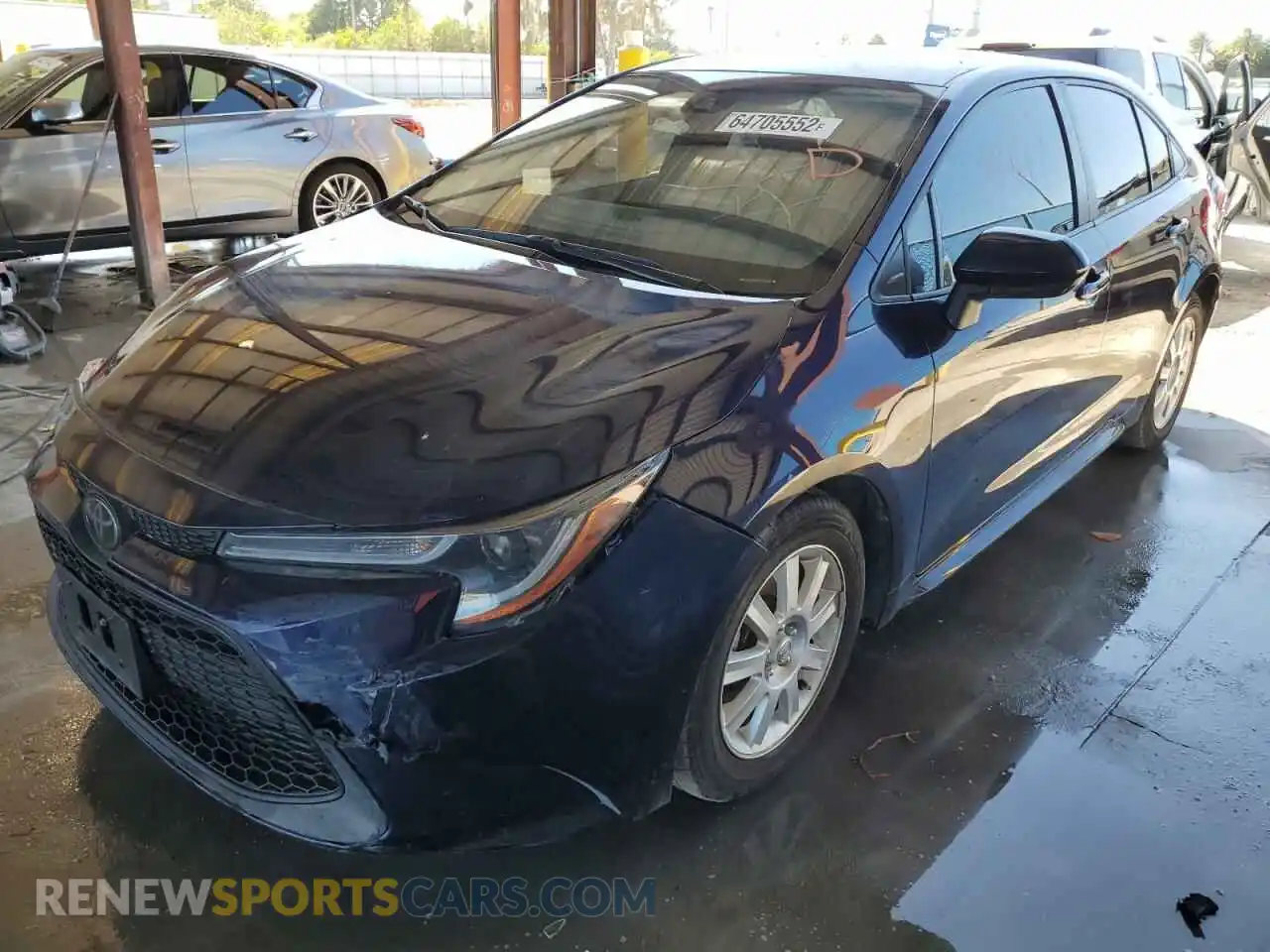 2 Photograph of a damaged car JTDEPMAE5MJ171698 TOYOTA COROLLA 2021