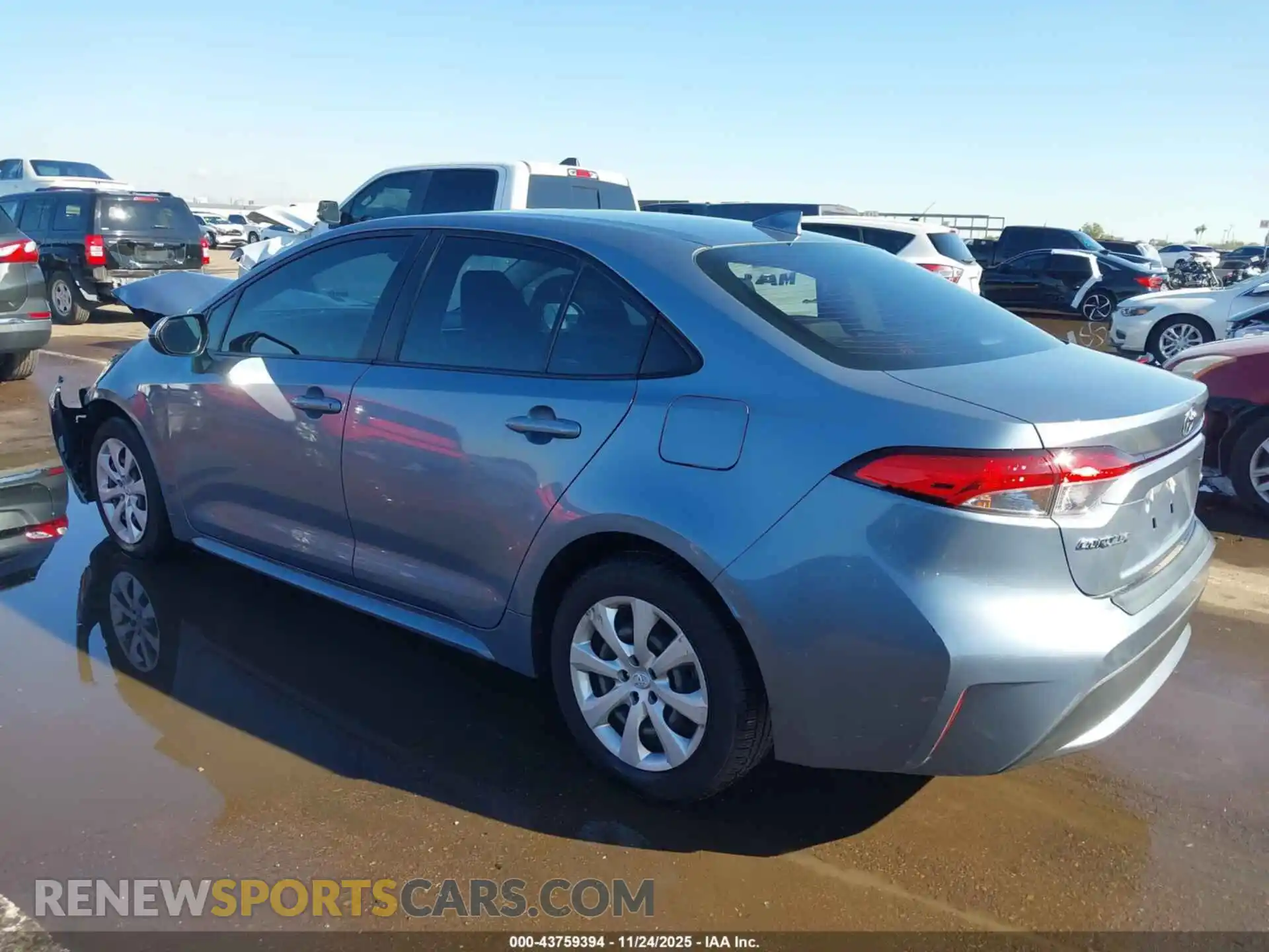 3 fotografías del automóvil dañado JTDEPMAE5MJ172351 TOYOTA COROLLA 2021