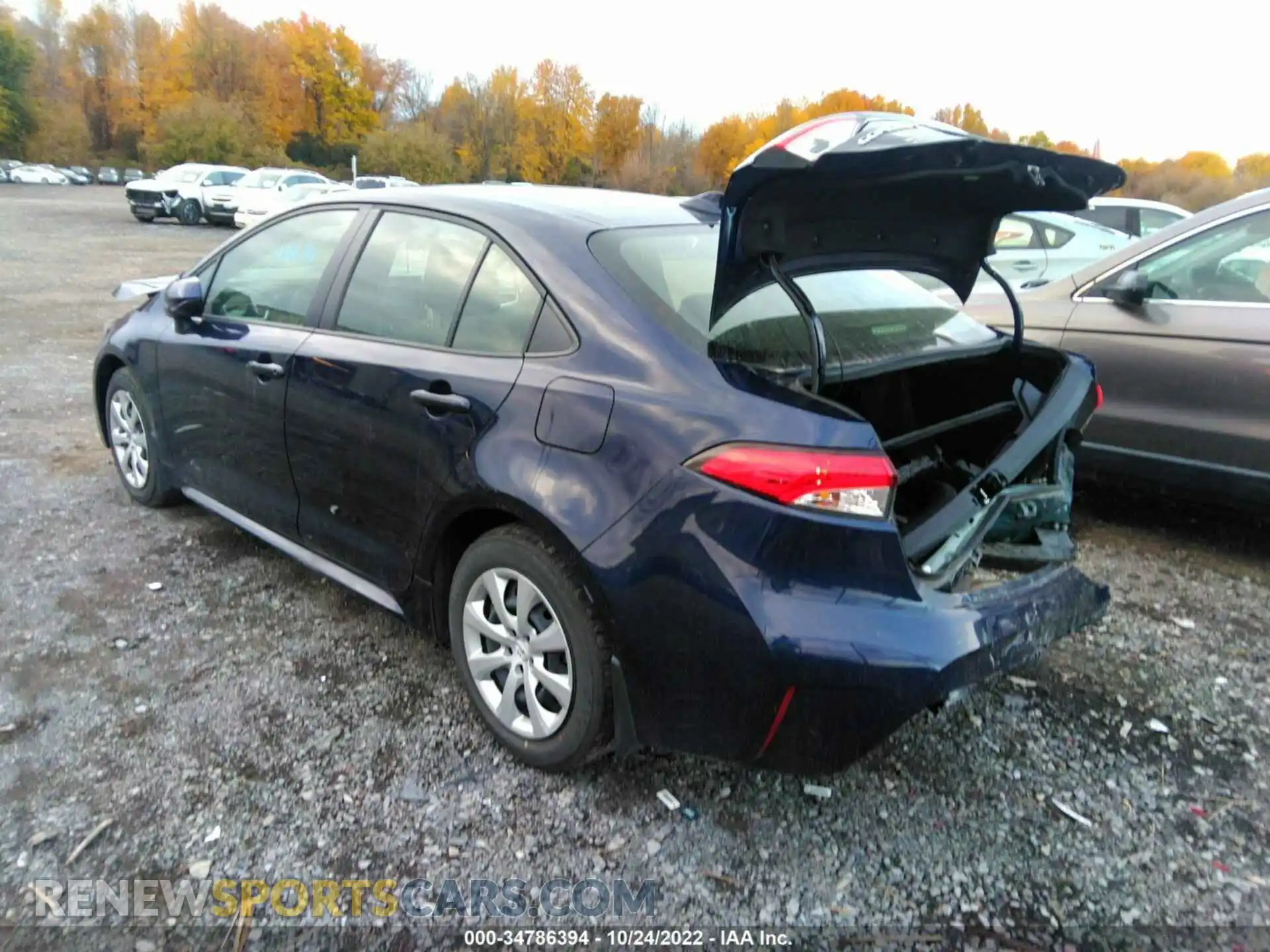 3 Photograph of a damaged car JTDEPMAE5MJ173015 TOYOTA COROLLA 2021