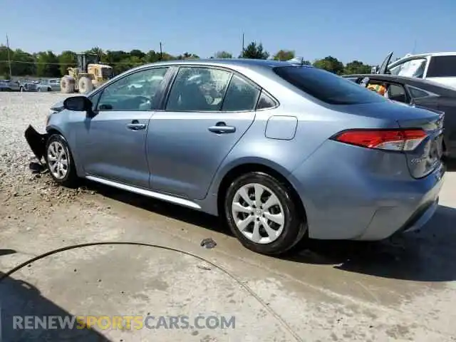 2 Фотография поврежденного автомобиля JTDEPMAE5MJ173712 TOYOTA COROLLA 2021