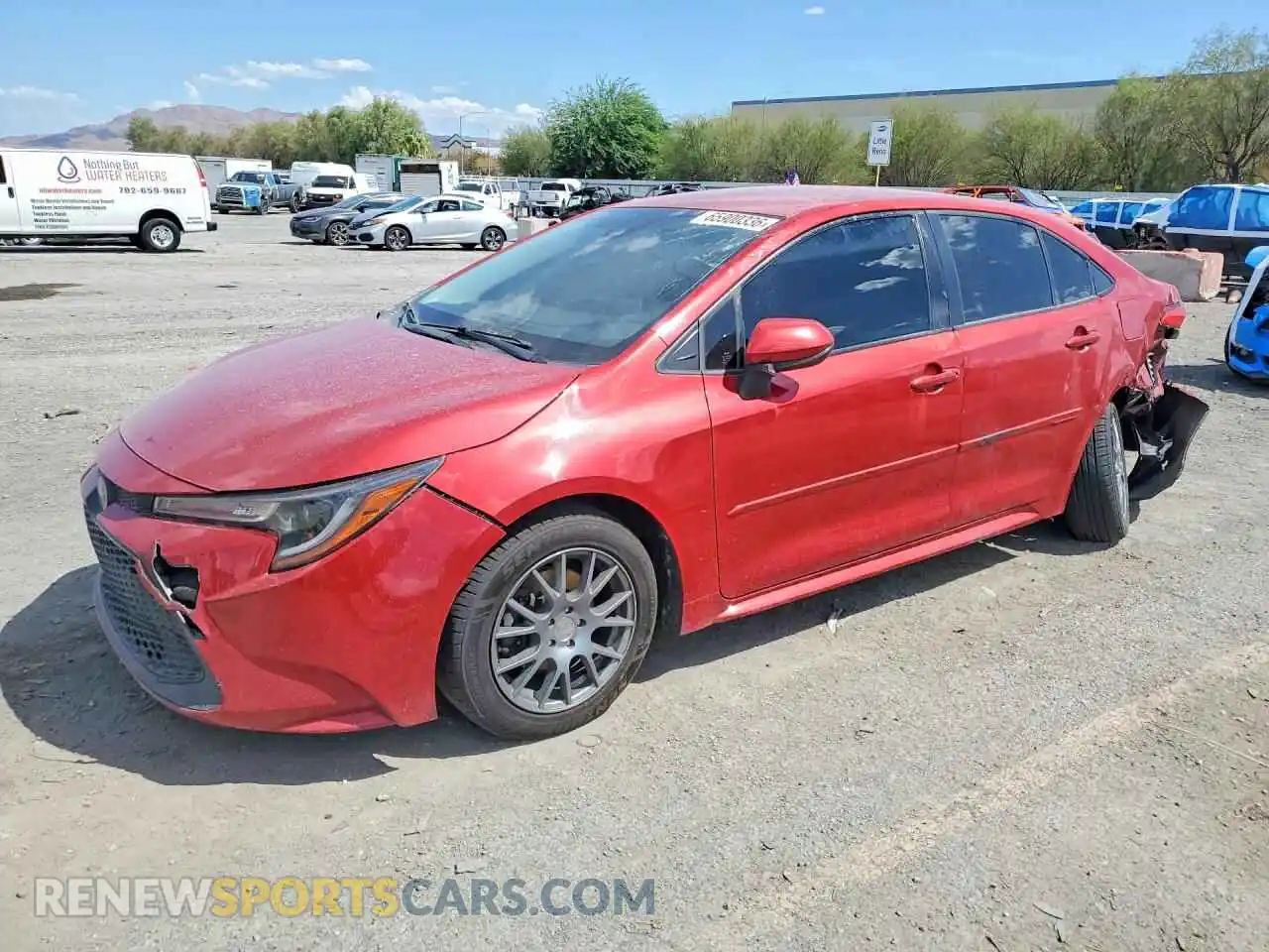 1 Photograph of a damaged car JTDEPMAE5MJ175282 TOYOTA COROLLA 2021