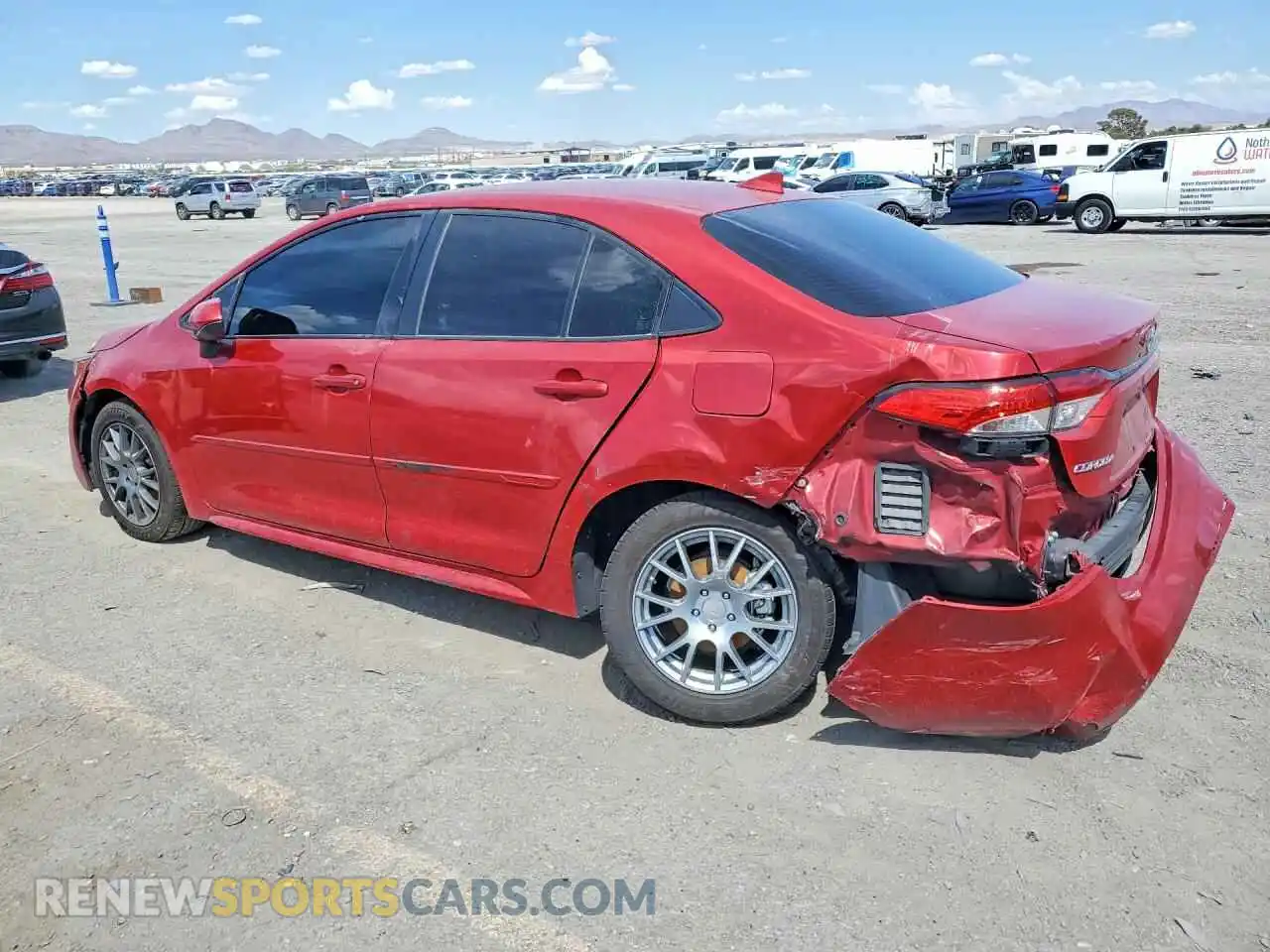 2 Photograph of a damaged car JTDEPMAE5MJ175282 TOYOTA COROLLA 2021