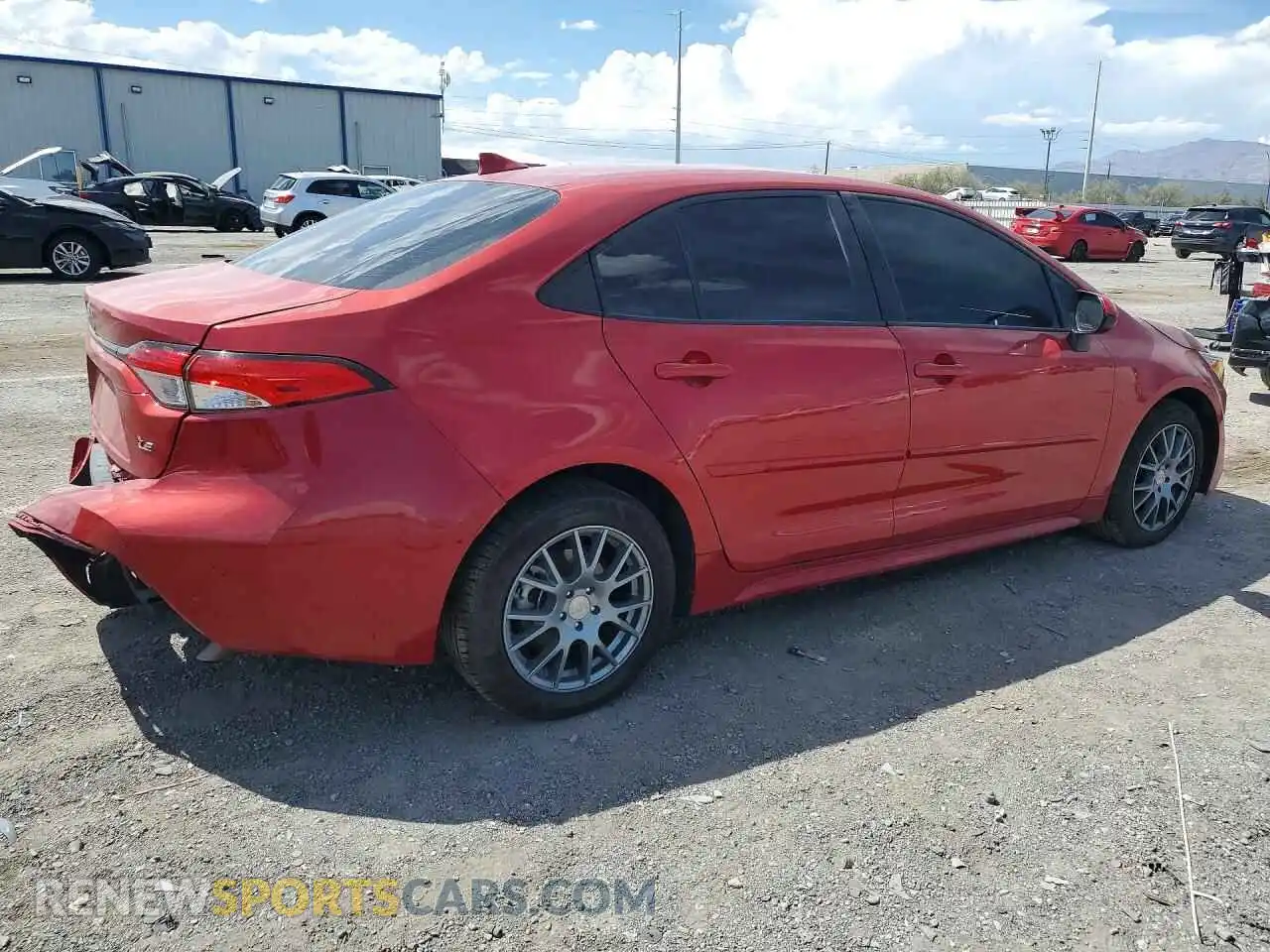 3 Photograph of a damaged car JTDEPMAE5MJ175282 TOYOTA COROLLA 2021