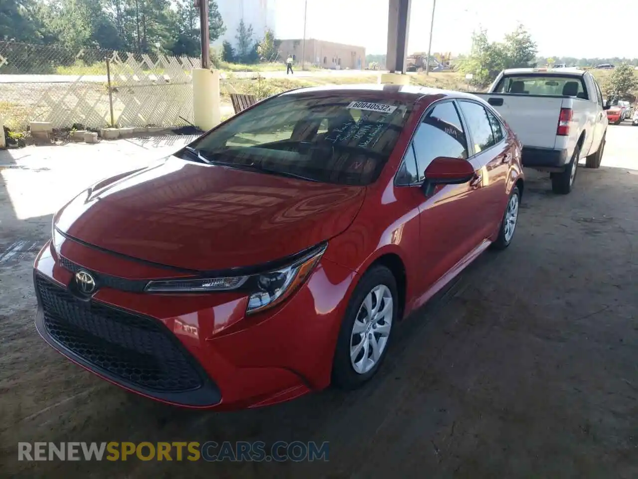 2 Photograph of a damaged car JTDEPMAE5MJ175380 TOYOTA COROLLA 2021