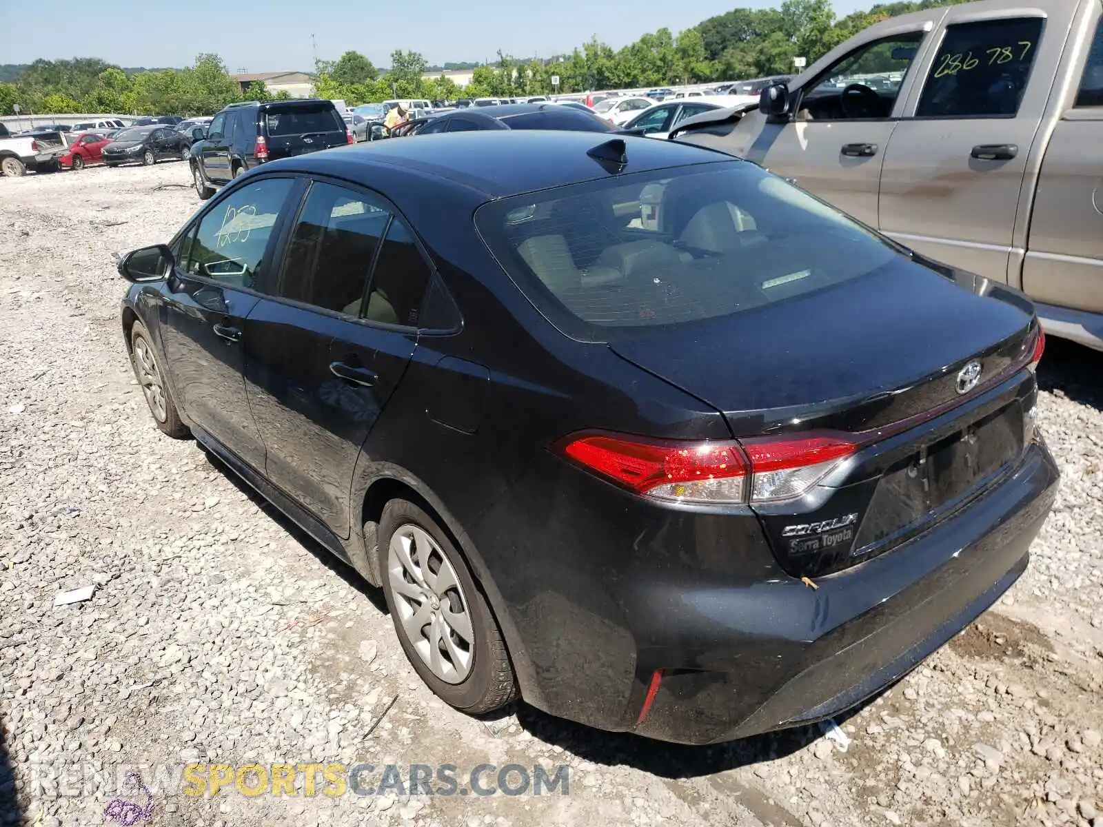 3 Photograph of a damaged car JTDEPMAE5MJ176691 TOYOTA COROLLA 2021