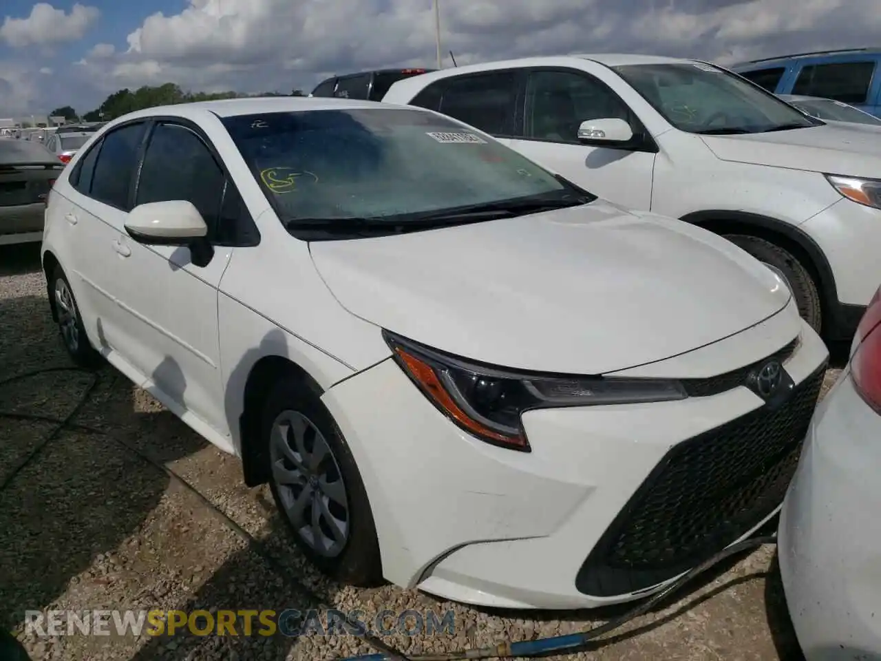 1 Photograph of a damaged car JTDEPMAE5MJ176867 TOYOTA COROLLA 2021