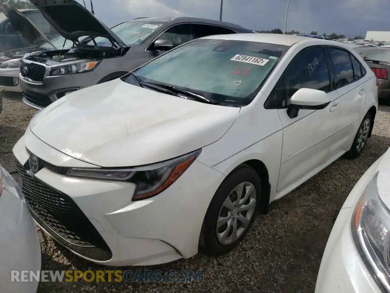 2 Photograph of a damaged car JTDEPMAE5MJ176867 TOYOTA COROLLA 2021
