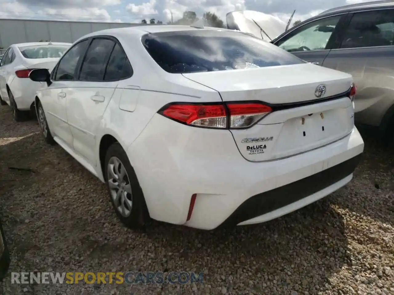 3 Photograph of a damaged car JTDEPMAE5MJ176867 TOYOTA COROLLA 2021