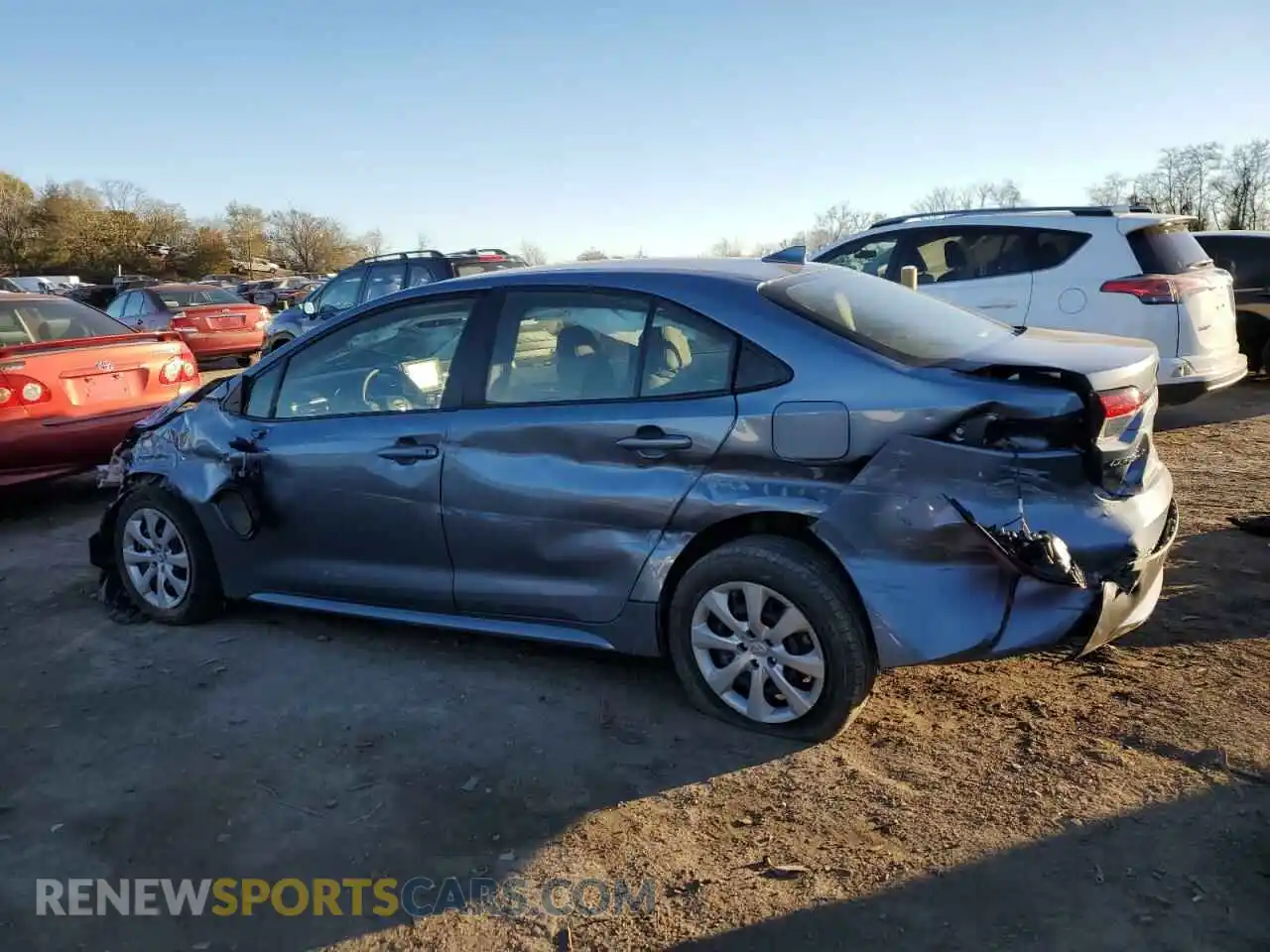 2 Photograph of a damaged car JTDEPMAE5MJ177520 TOYOTA COROLLA 2021