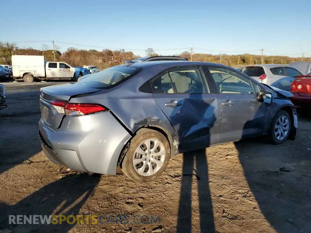 3 Photograph of a damaged car JTDEPMAE5MJ177520 TOYOTA COROLLA 2021