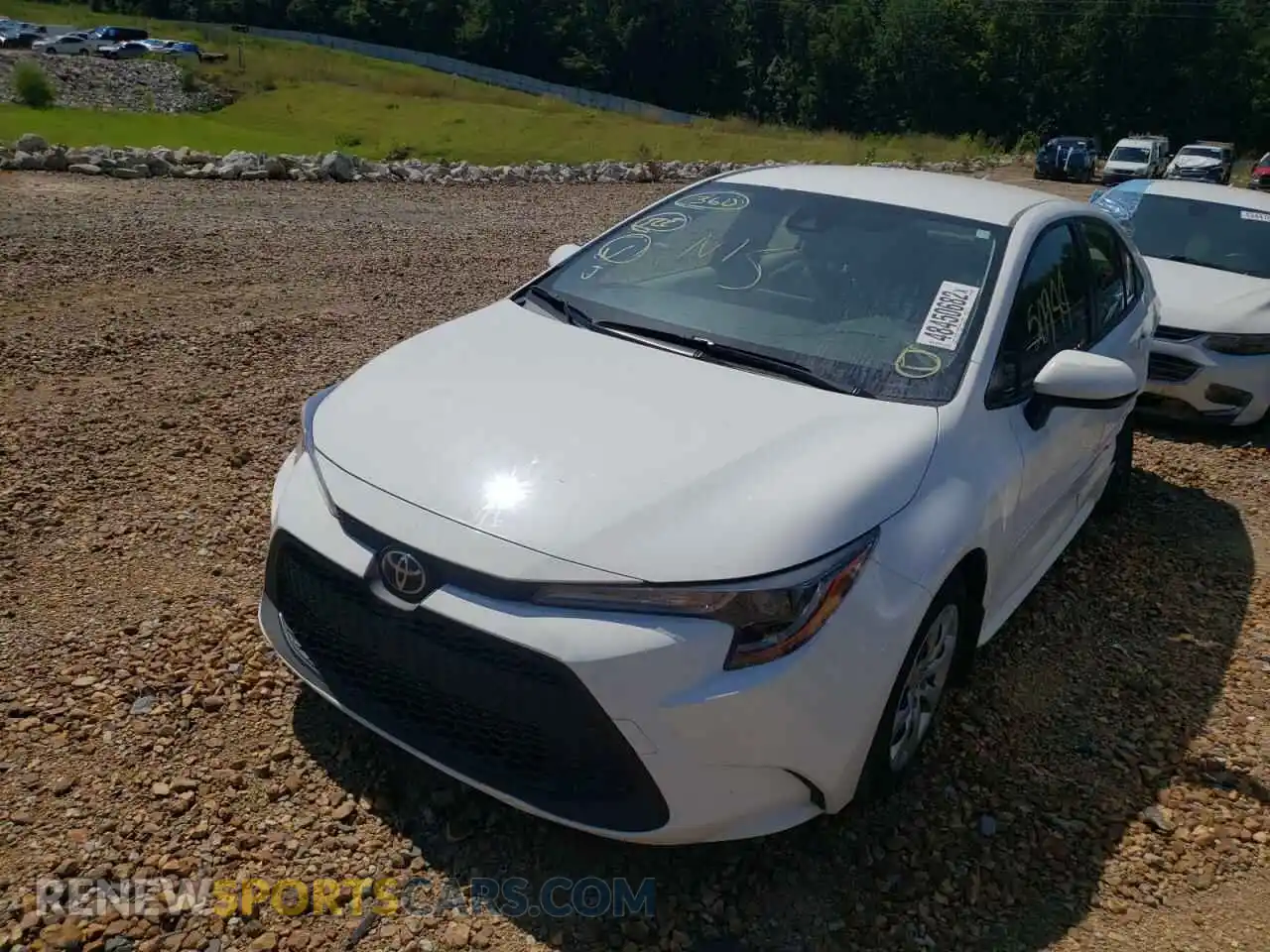 2 Photograph of a damaged car JTDEPMAE5MJ177601 TOYOTA COROLLA 2021