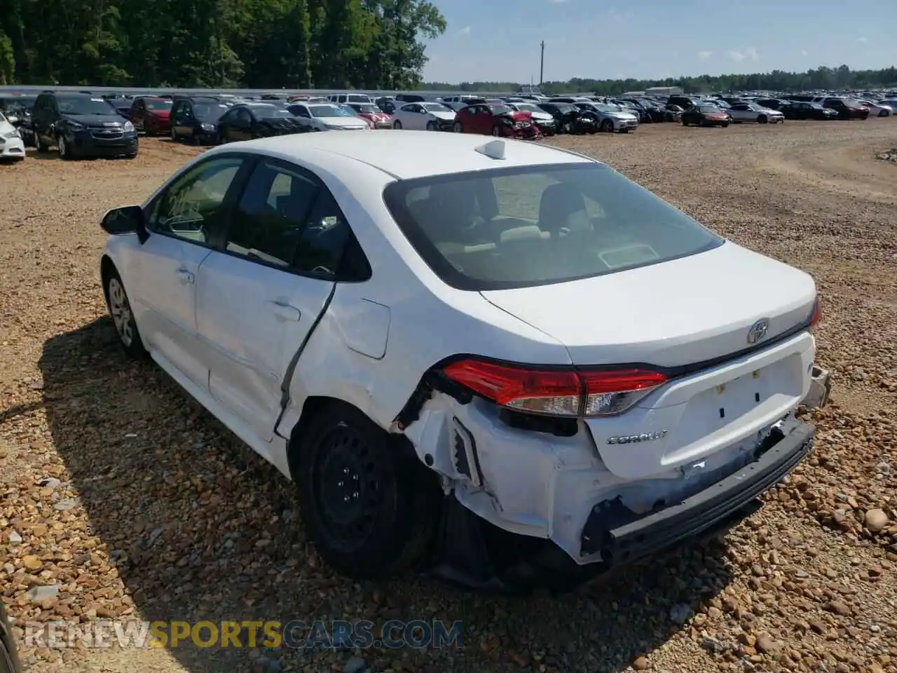 3 Photograph of a damaged car JTDEPMAE5MJ177601 TOYOTA COROLLA 2021
