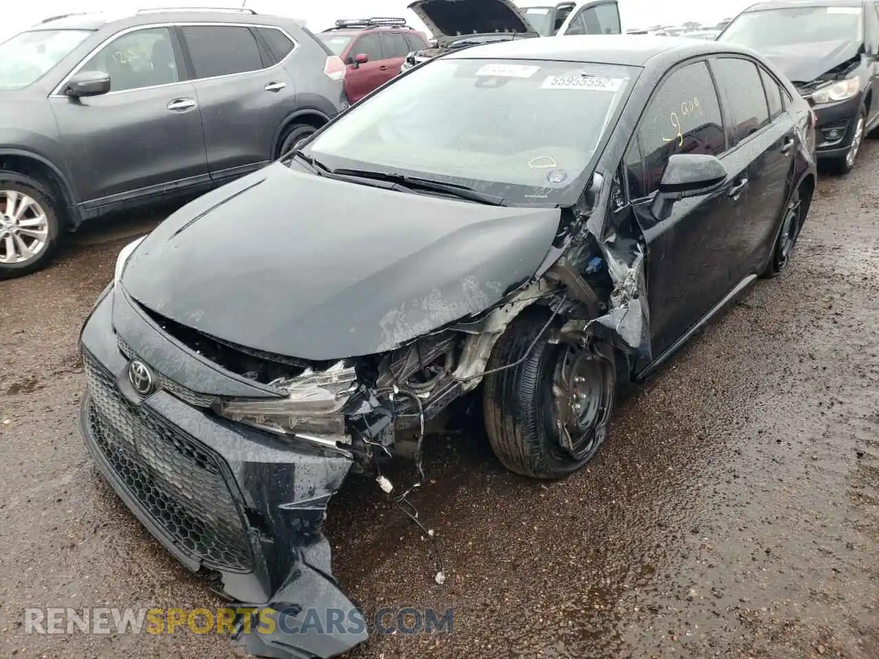 2 Photograph of a damaged car JTDEPMAE5MJ178540 TOYOTA COROLLA 2021