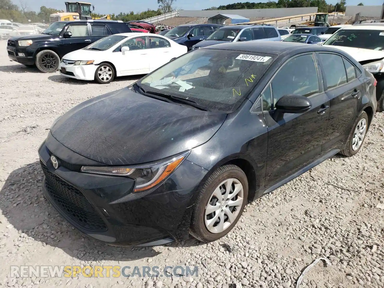 2 Photograph of a damaged car JTDEPMAE5MJ179395 TOYOTA COROLLA 2021