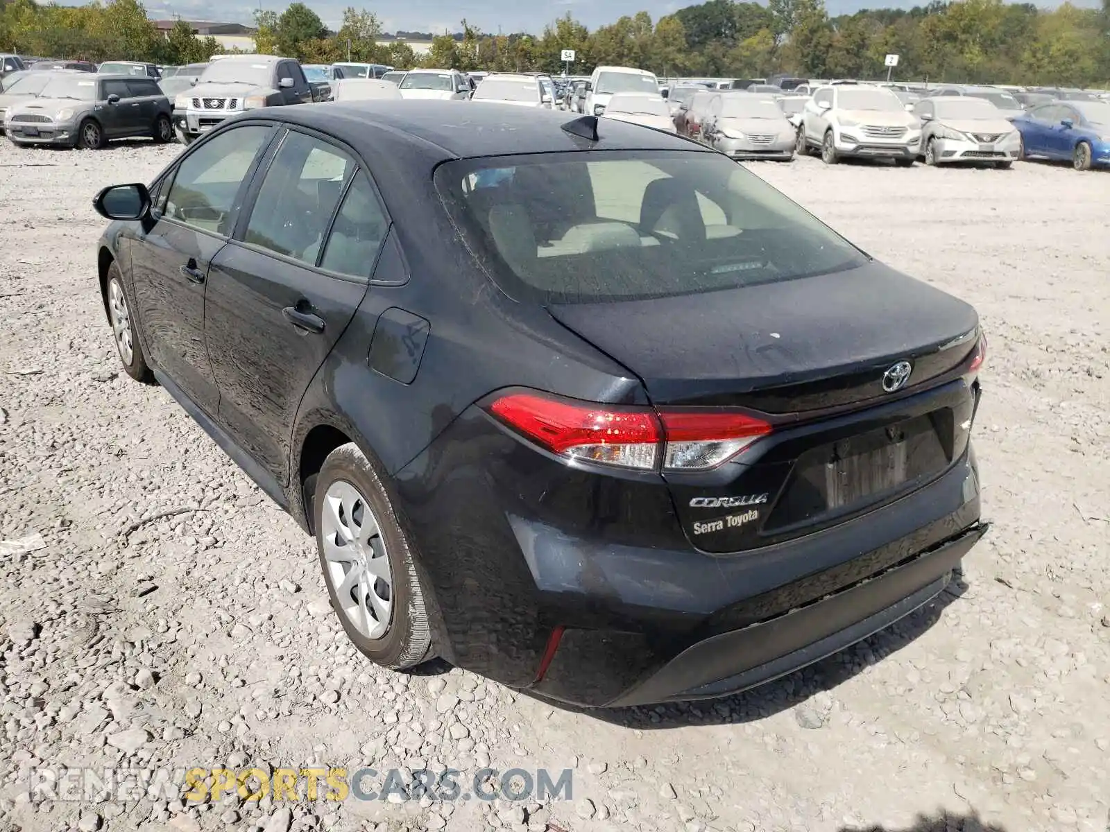 3 Photograph of a damaged car JTDEPMAE5MJ179395 TOYOTA COROLLA 2021