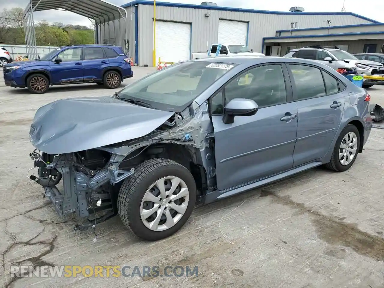 1 Photograph of a damaged car JTDEPMAE5MJ179705 TOYOTA COROLLA 2021