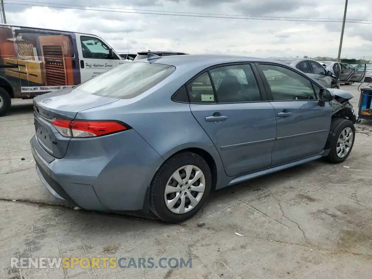 3 Photograph of a damaged car JTDEPMAE5MJ179705 TOYOTA COROLLA 2021