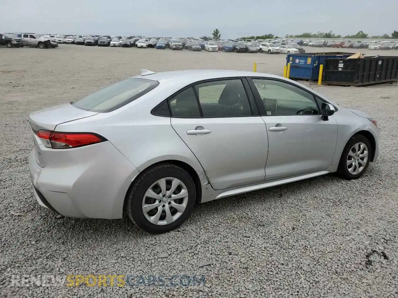 3 Photograph of a damaged car JTDEPMAE5MJ181373 TOYOTA COROLLA 2021