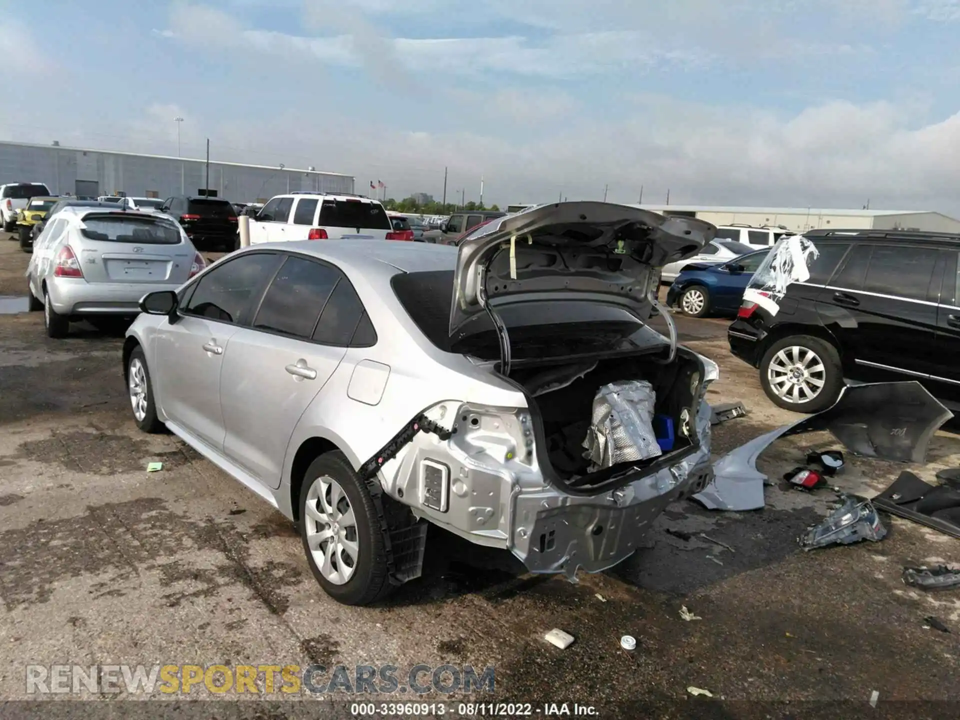 3 Photograph of a damaged car JTDEPMAE5MJ184855 TOYOTA COROLLA 2021