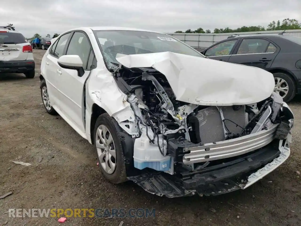 1 Photograph of a damaged car JTDEPMAE5MJ185052 TOYOTA COROLLA 2021