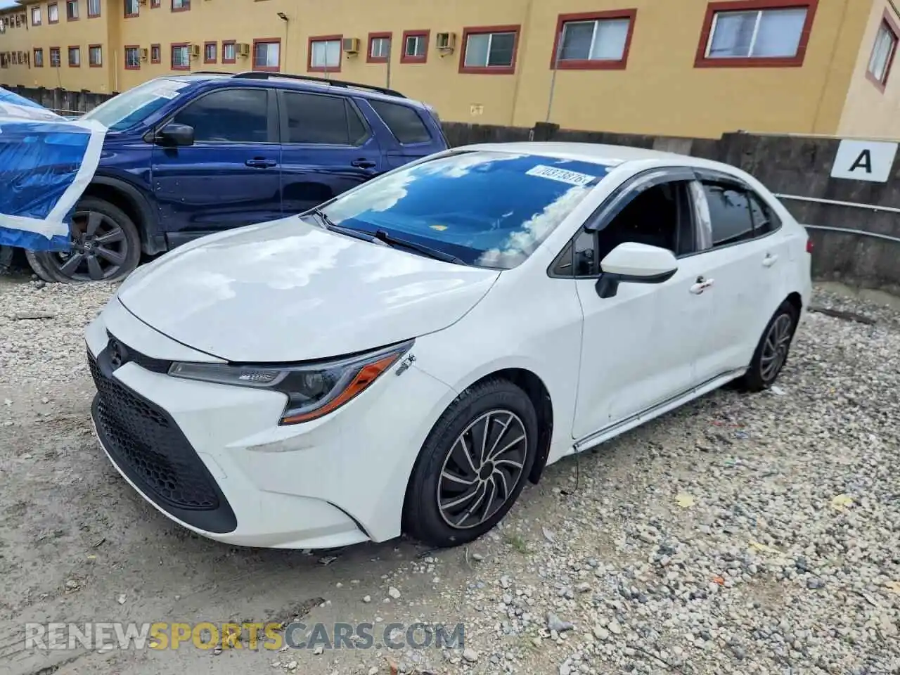 1 Photograph of a damaged car JTDEPMAE5MJ186198 TOYOTA COROLLA 2021