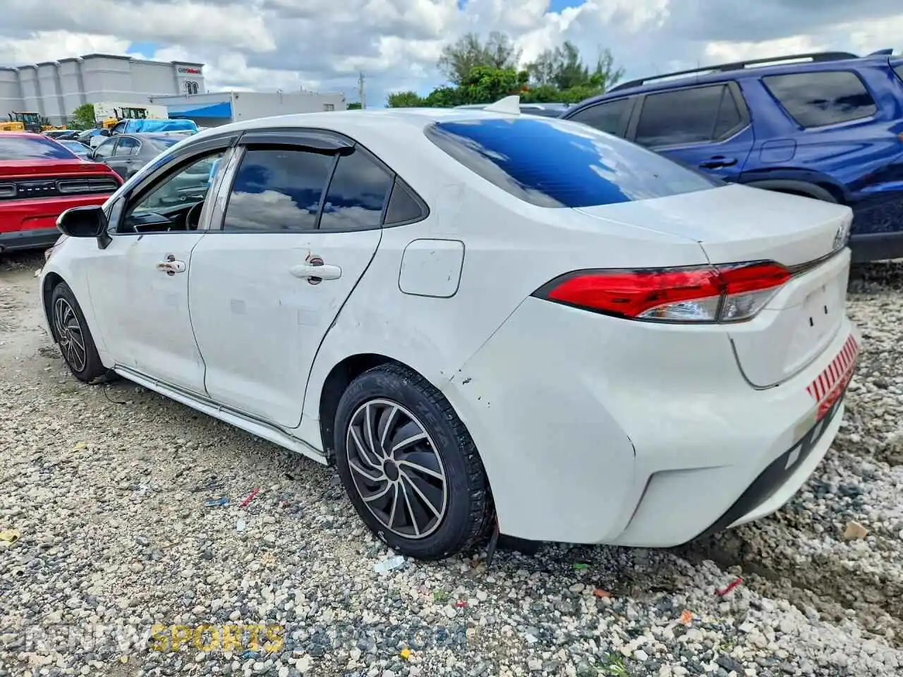 2 Photograph of a damaged car JTDEPMAE5MJ186198 TOYOTA COROLLA 2021