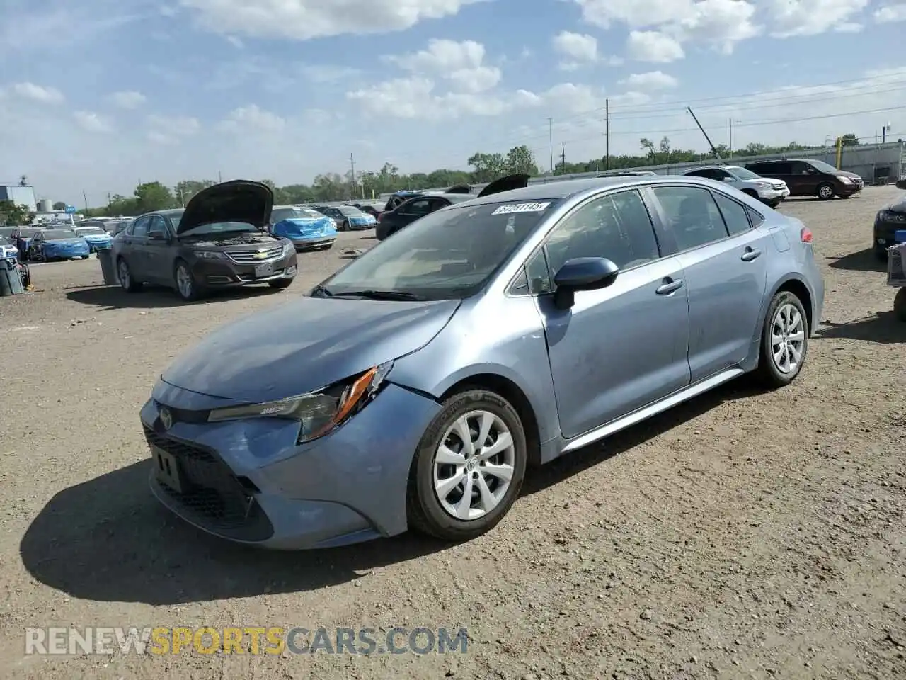 1 Photograph of a damaged car JTDEPMAE5MJ188095 TOYOTA COROLLA 2021