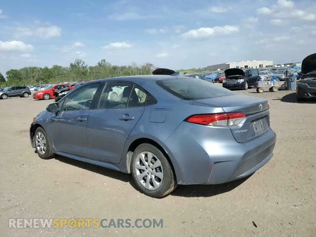 2 Photograph of a damaged car JTDEPMAE5MJ188095 TOYOTA COROLLA 2021