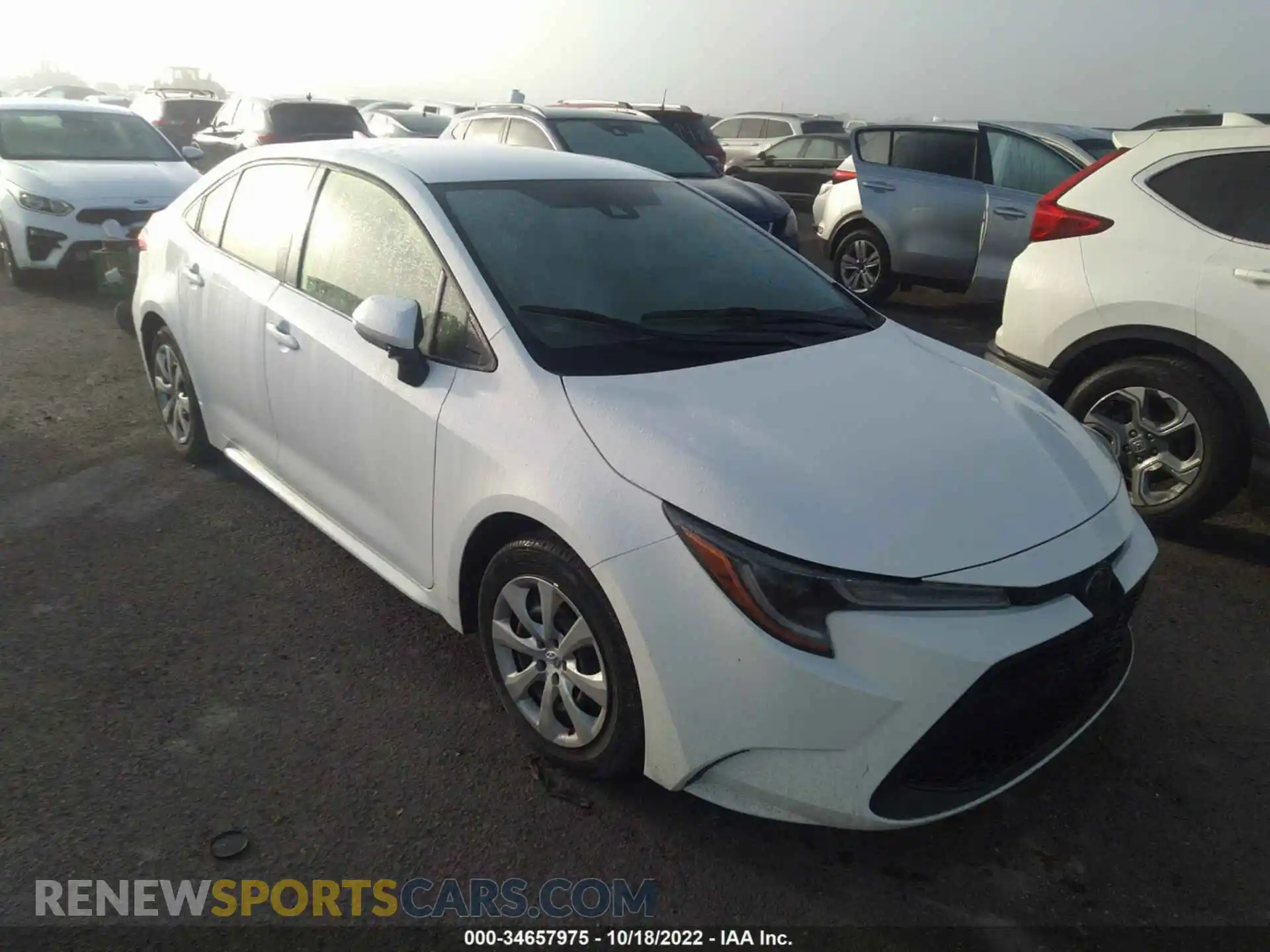 1 Photograph of a damaged car JTDEPMAE5MJ188694 TOYOTA COROLLA 2021