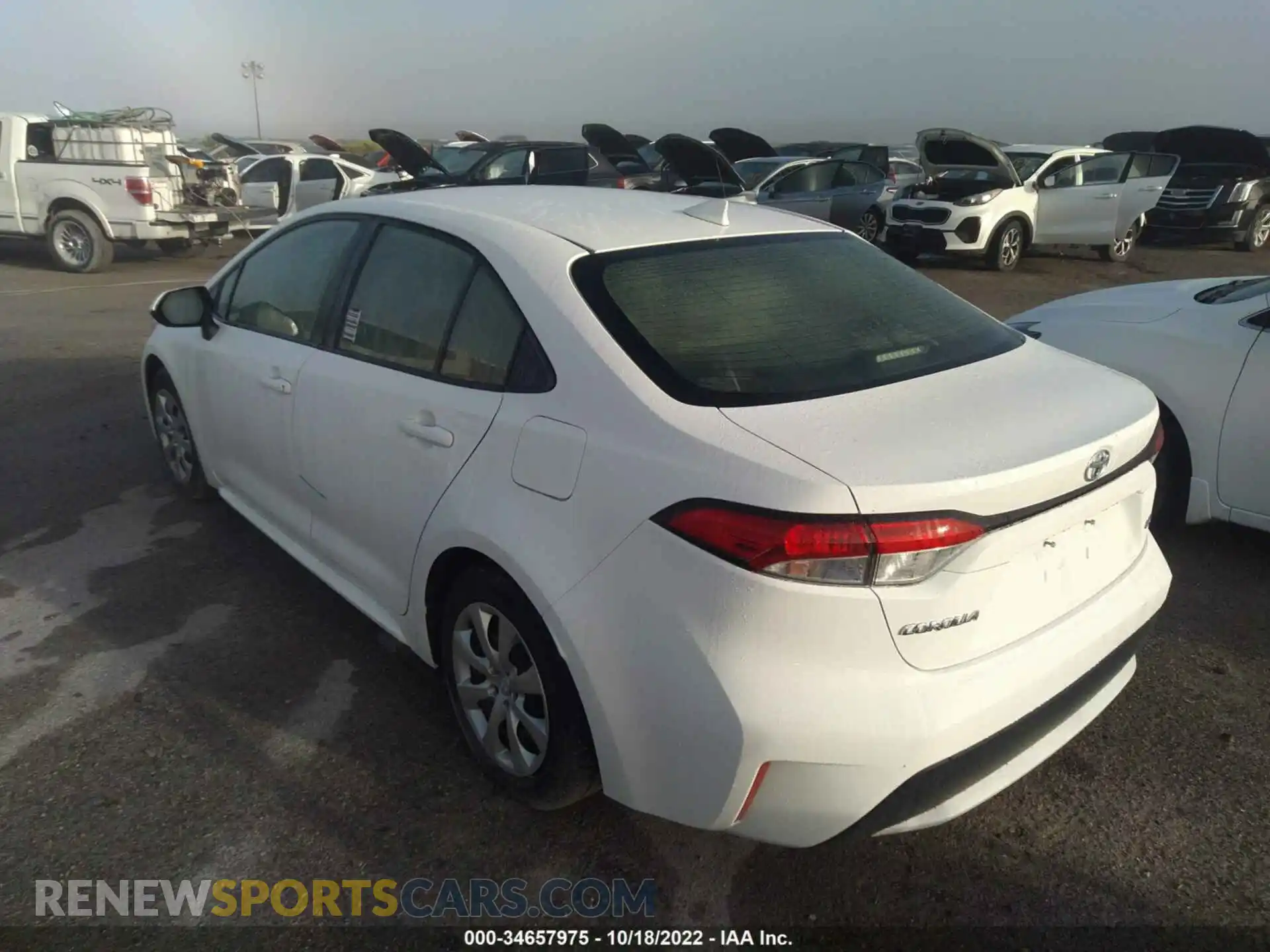 3 Photograph of a damaged car JTDEPMAE5MJ188694 TOYOTA COROLLA 2021