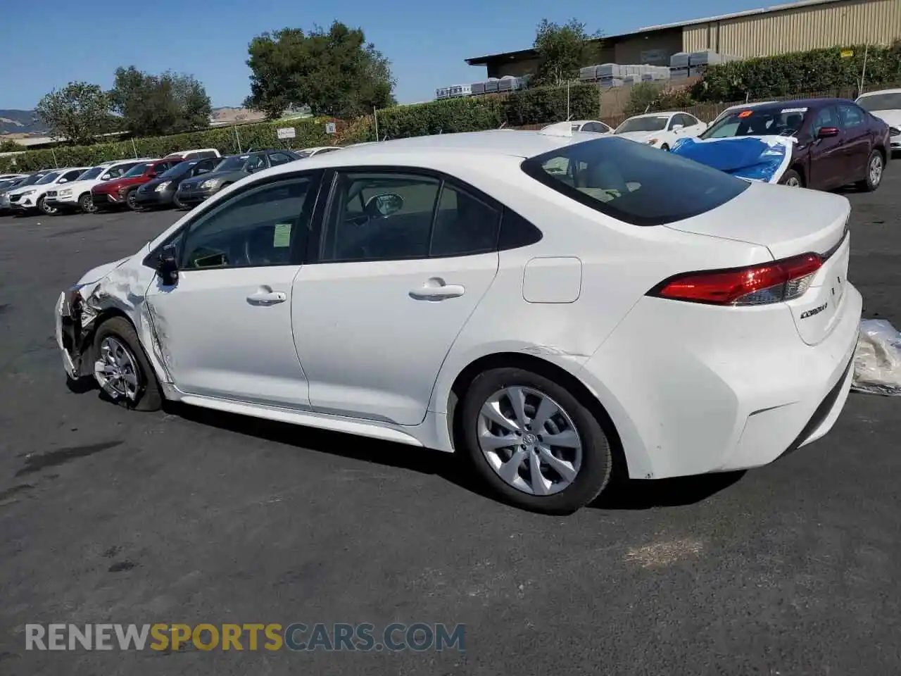 2 Photograph of a damaged car JTDEPMAE5MJ189909 TOYOTA COROLLA 2021
