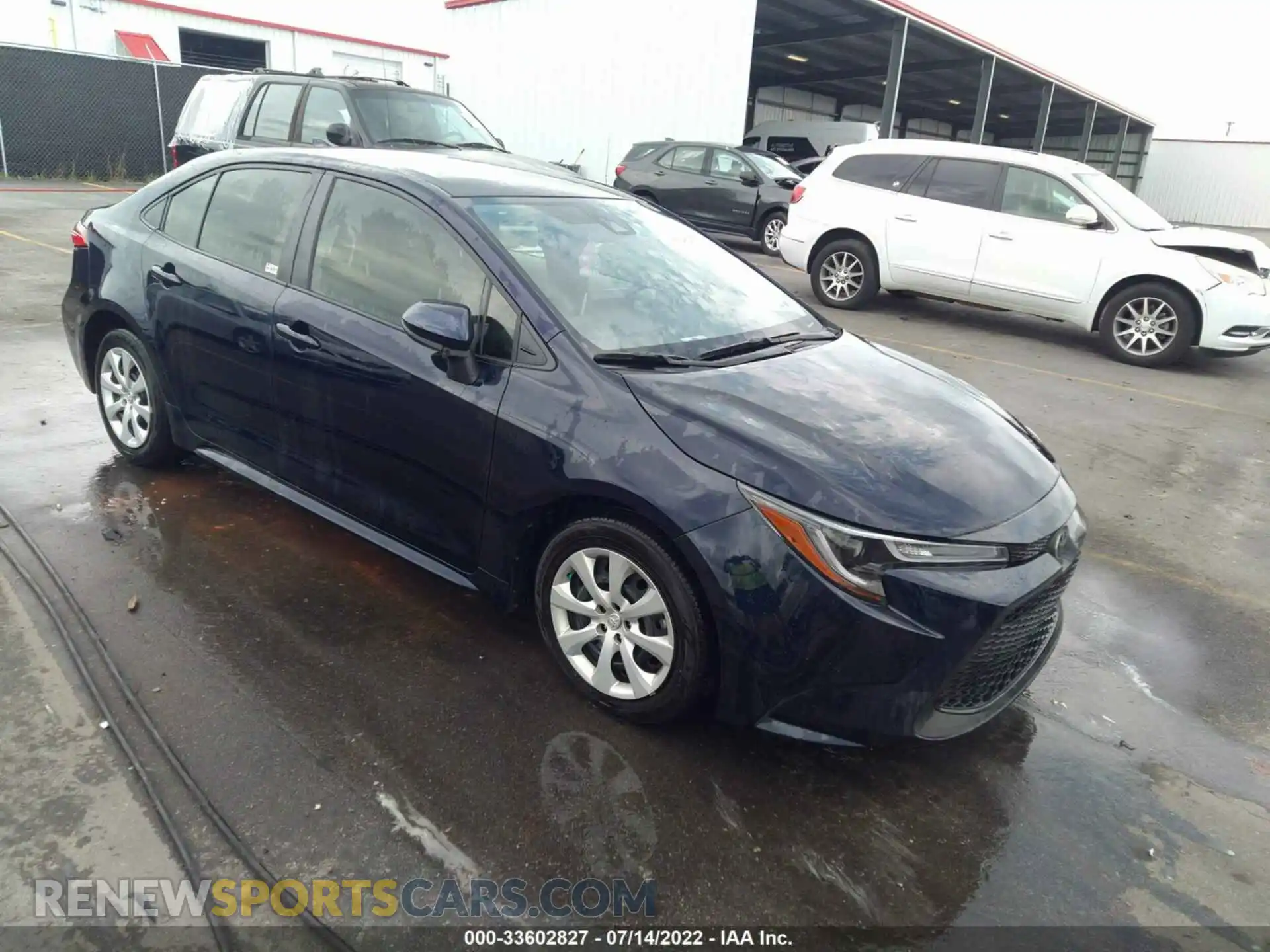 1 Photograph of a damaged car JTDEPMAE5MJ190039 TOYOTA COROLLA 2021