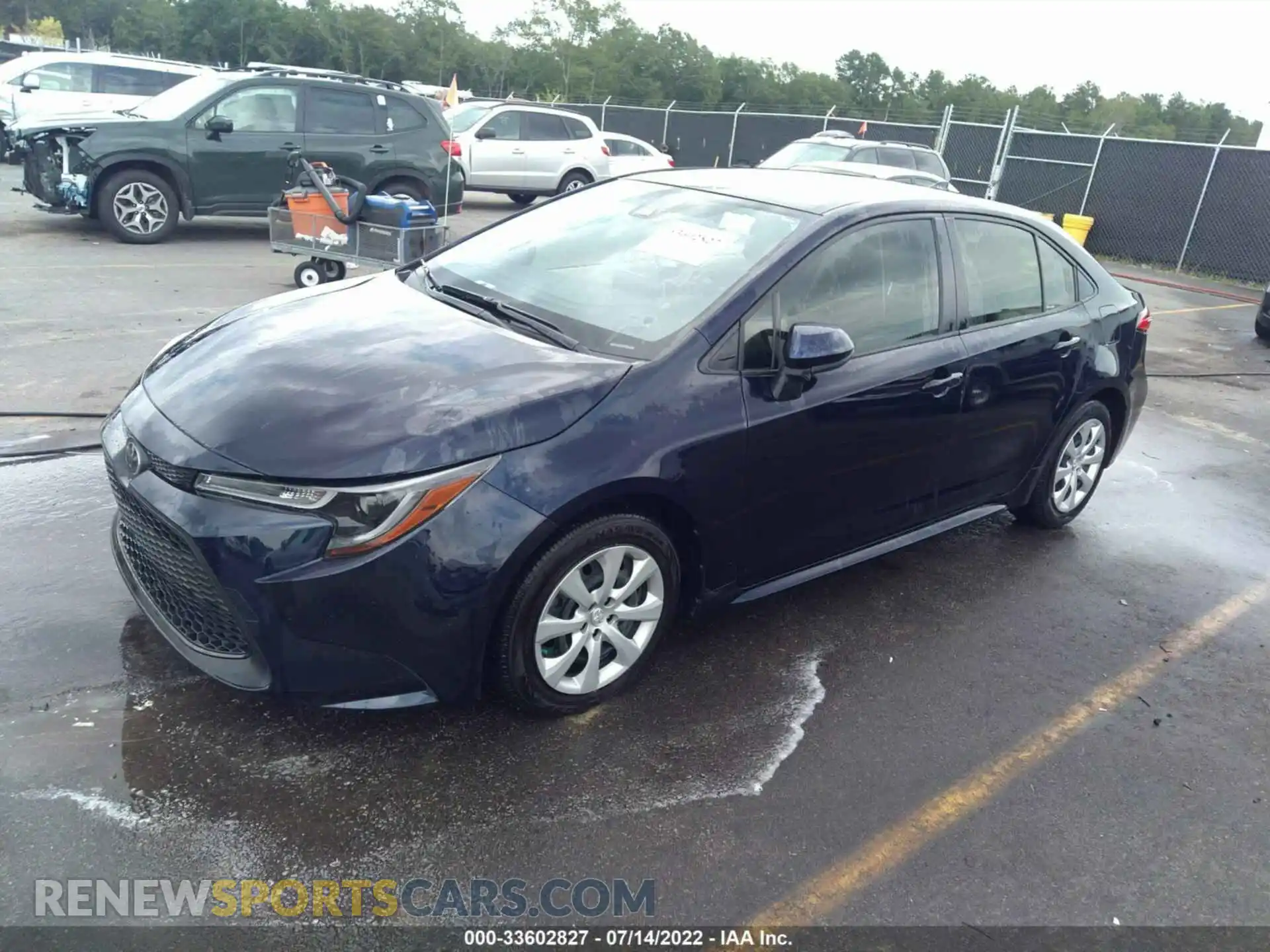 2 Photograph of a damaged car JTDEPMAE5MJ190039 TOYOTA COROLLA 2021