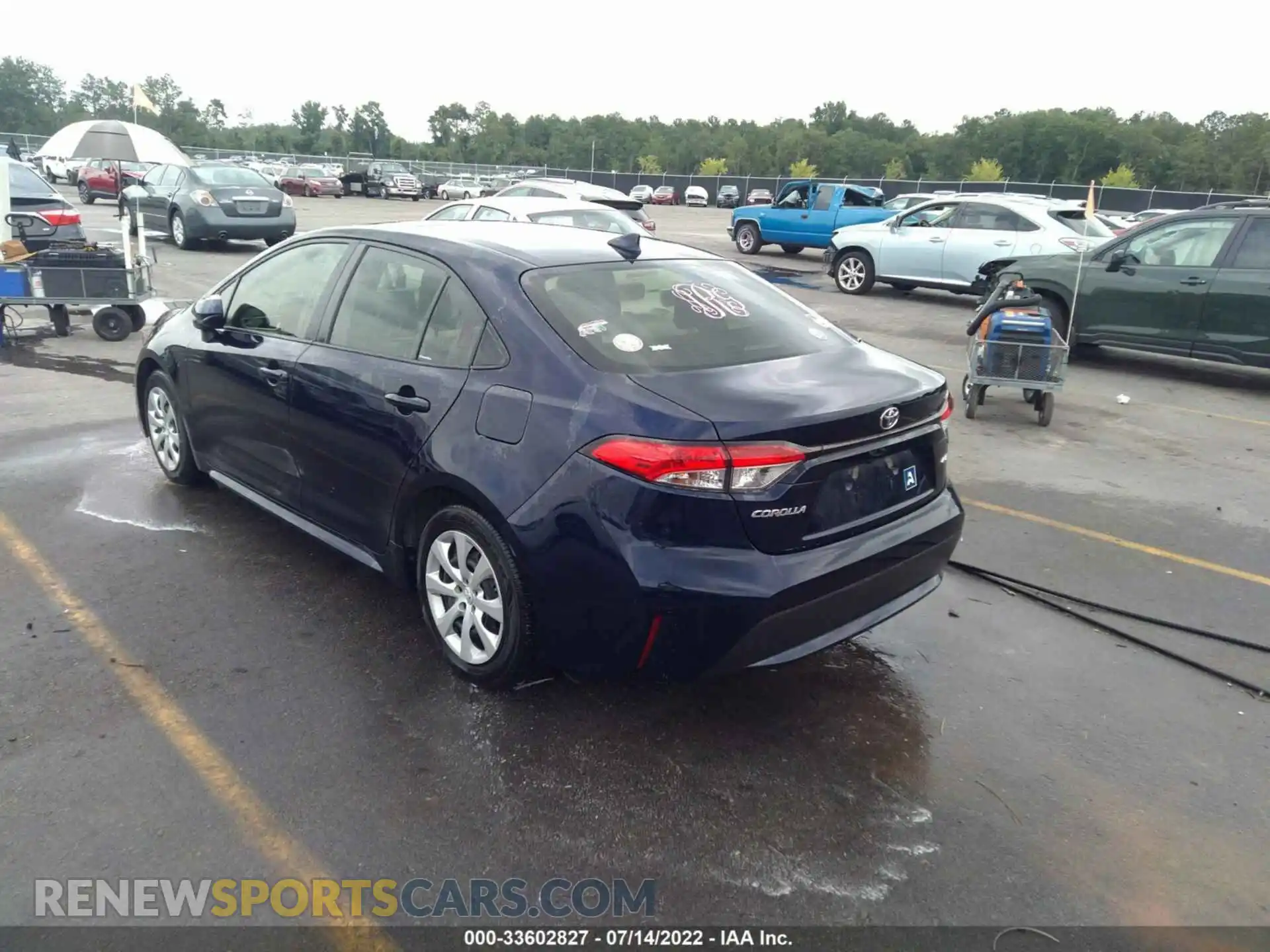 3 Photograph of a damaged car JTDEPMAE5MJ190039 TOYOTA COROLLA 2021